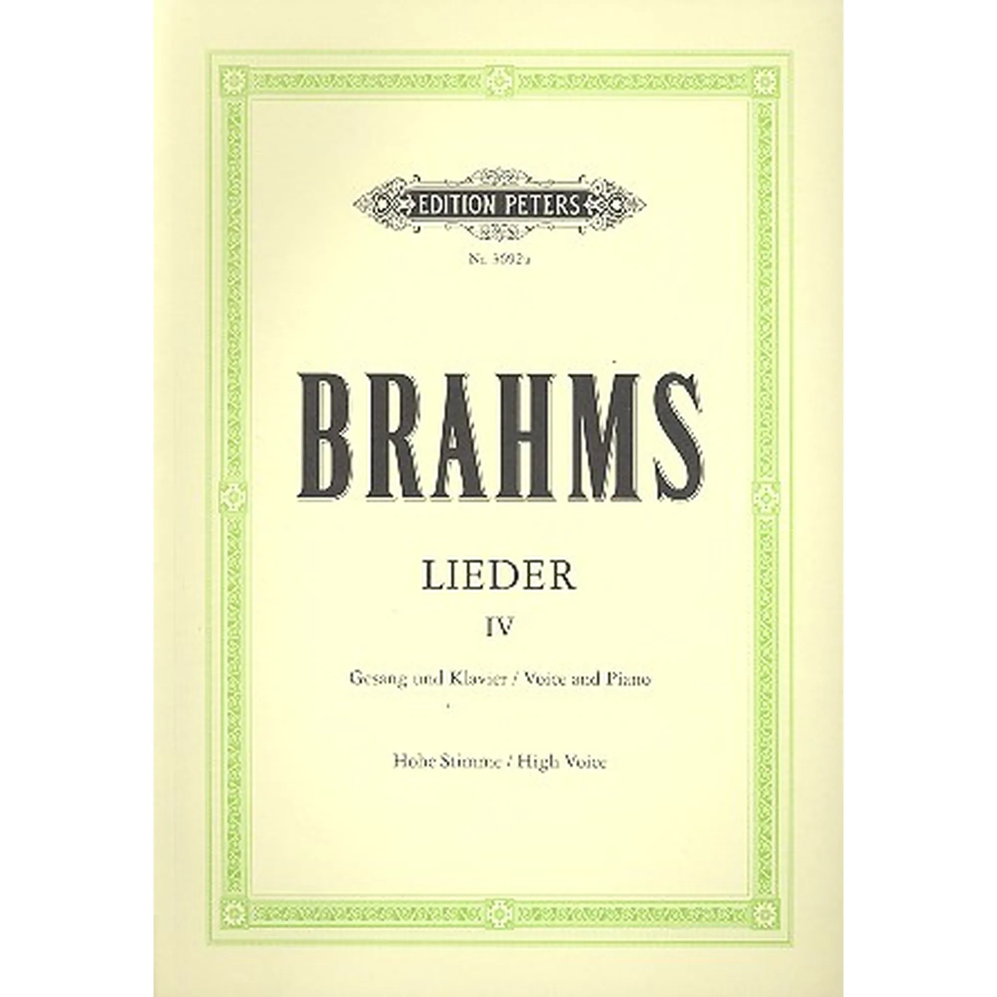 Brahms Lieder 4 hoch