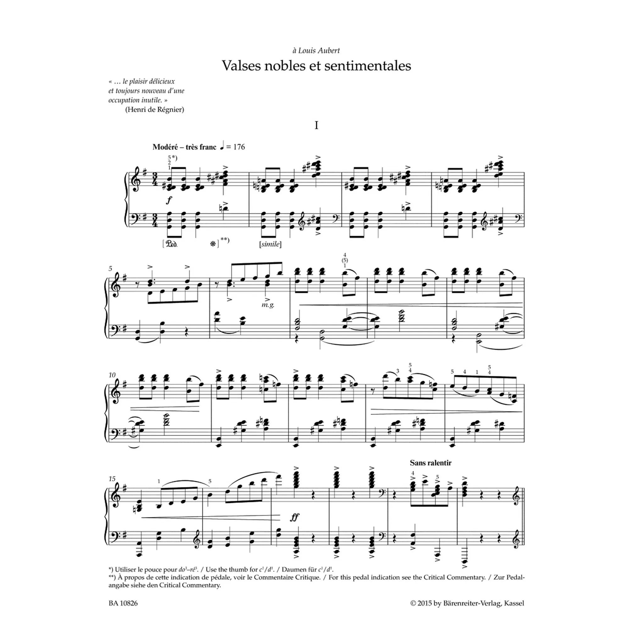 Valses nobles et sentimentales