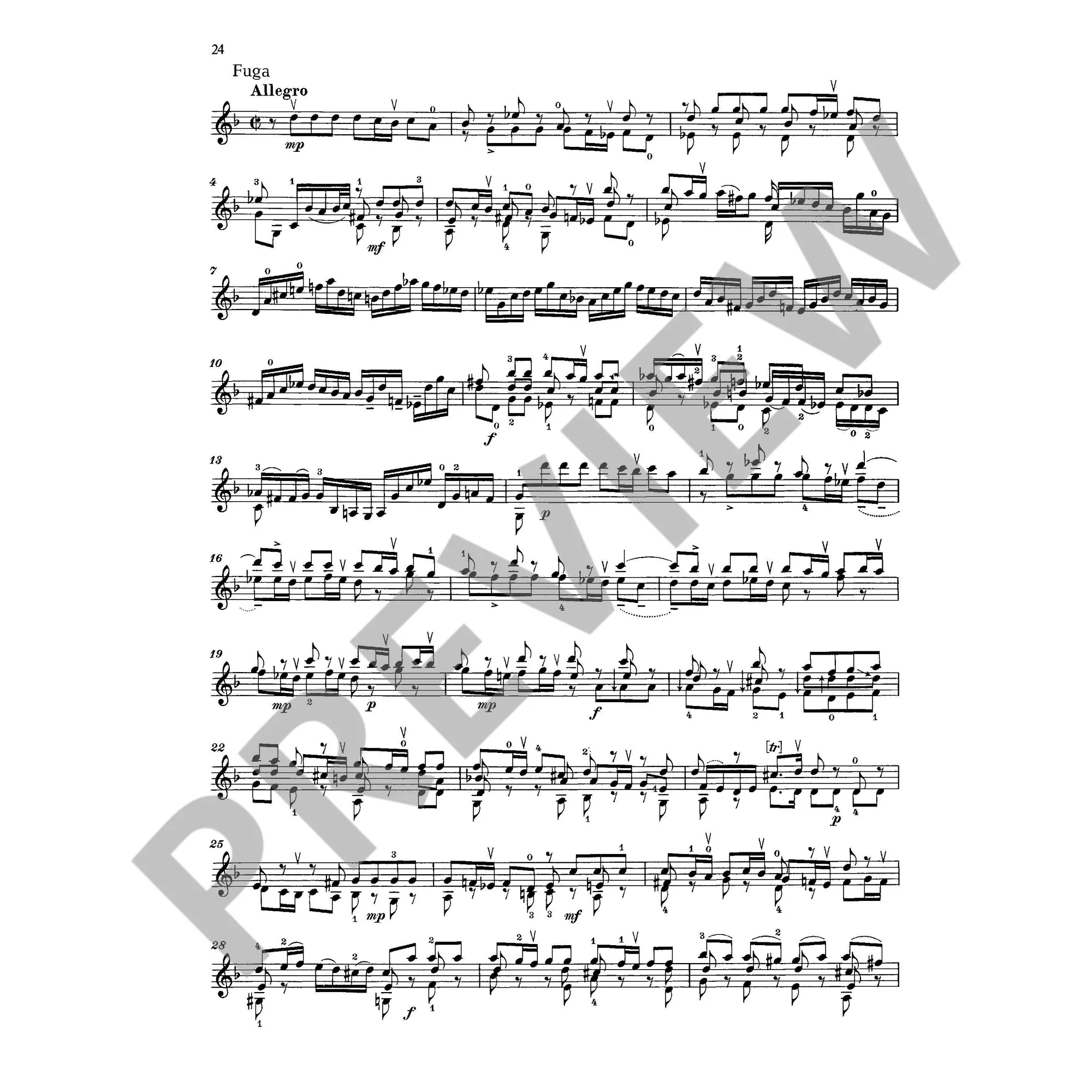 Sonaten und Partiten BWV 1001-1006