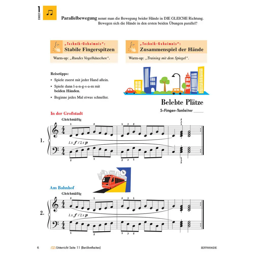 Piano Adventures Stufe 3 - Technik- & Vortragsheft