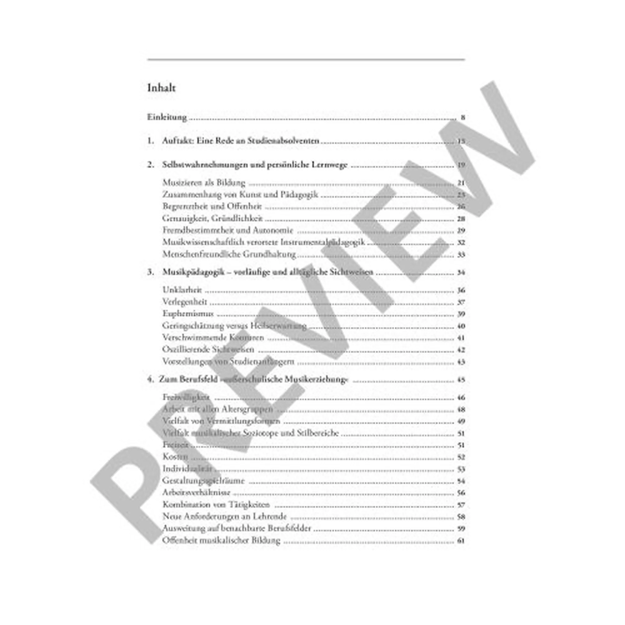 Instrumentalpädagogik in Studium und Beruf