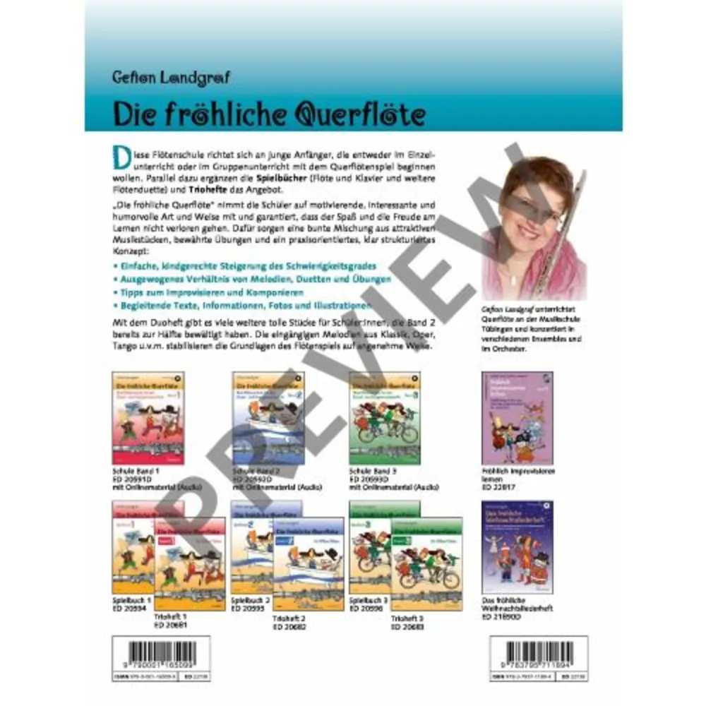 Die fröhliche Querflöte - Duoheft