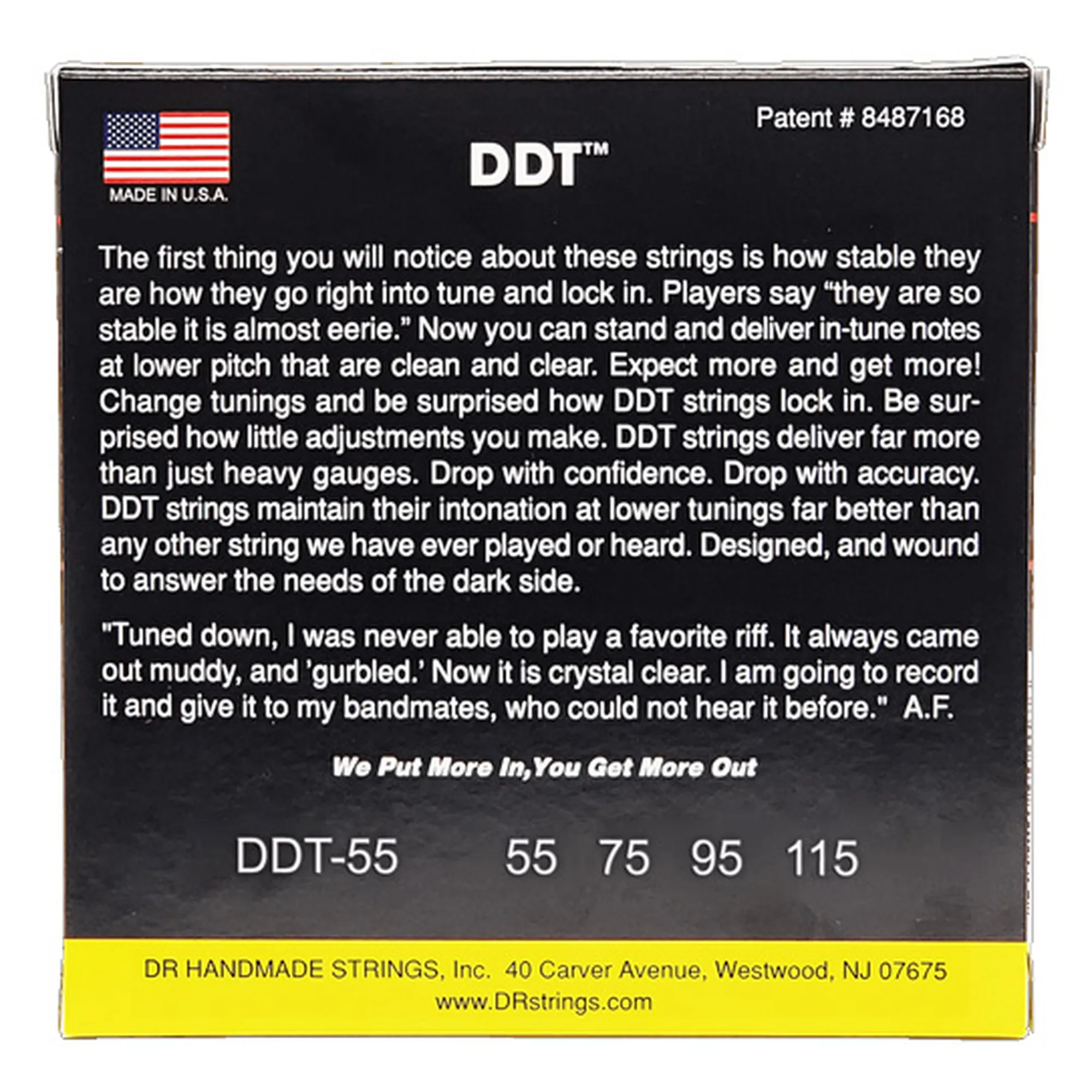 DR String DDT-55 Extra Heavy