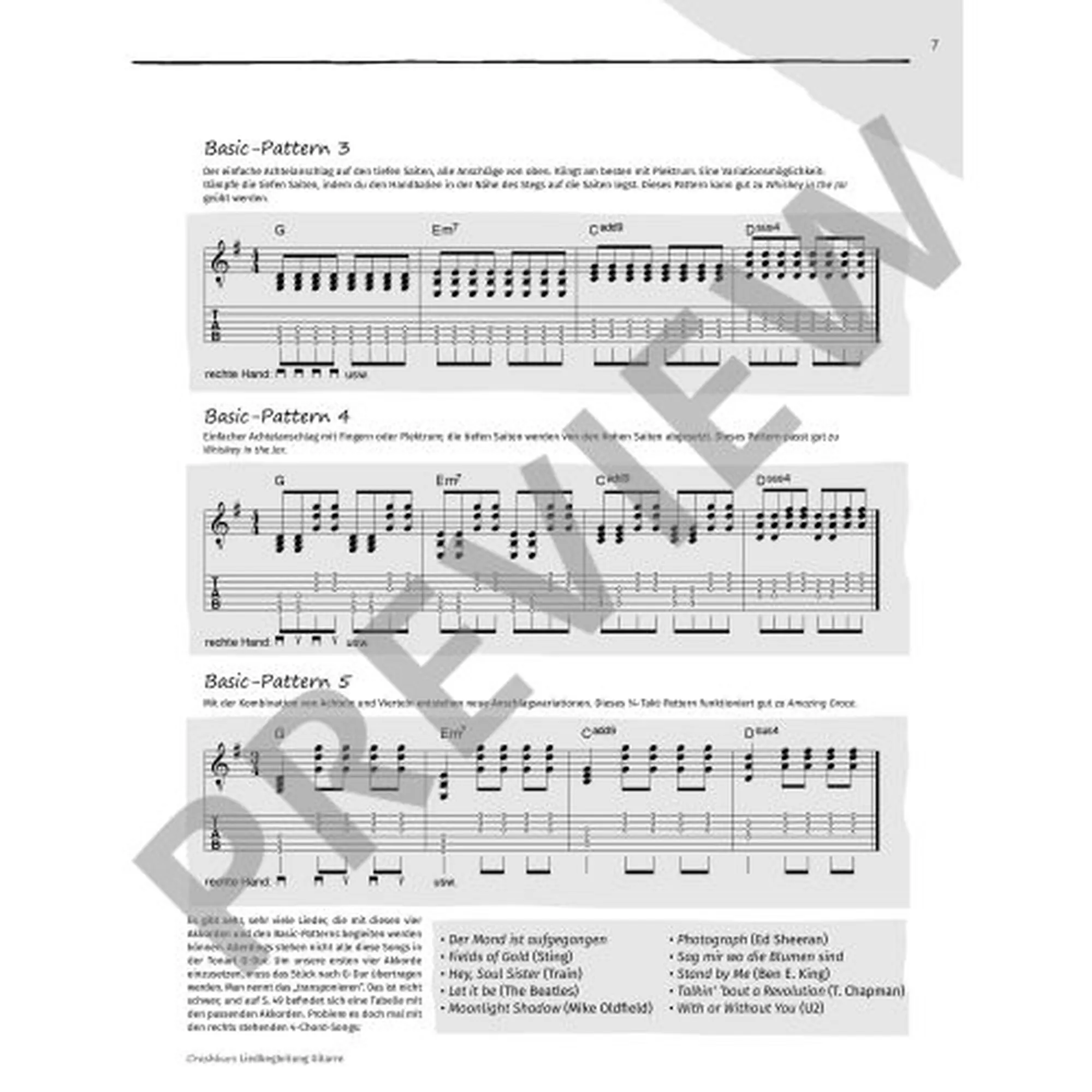 Crashkurs Liedbegleitung Gitarre