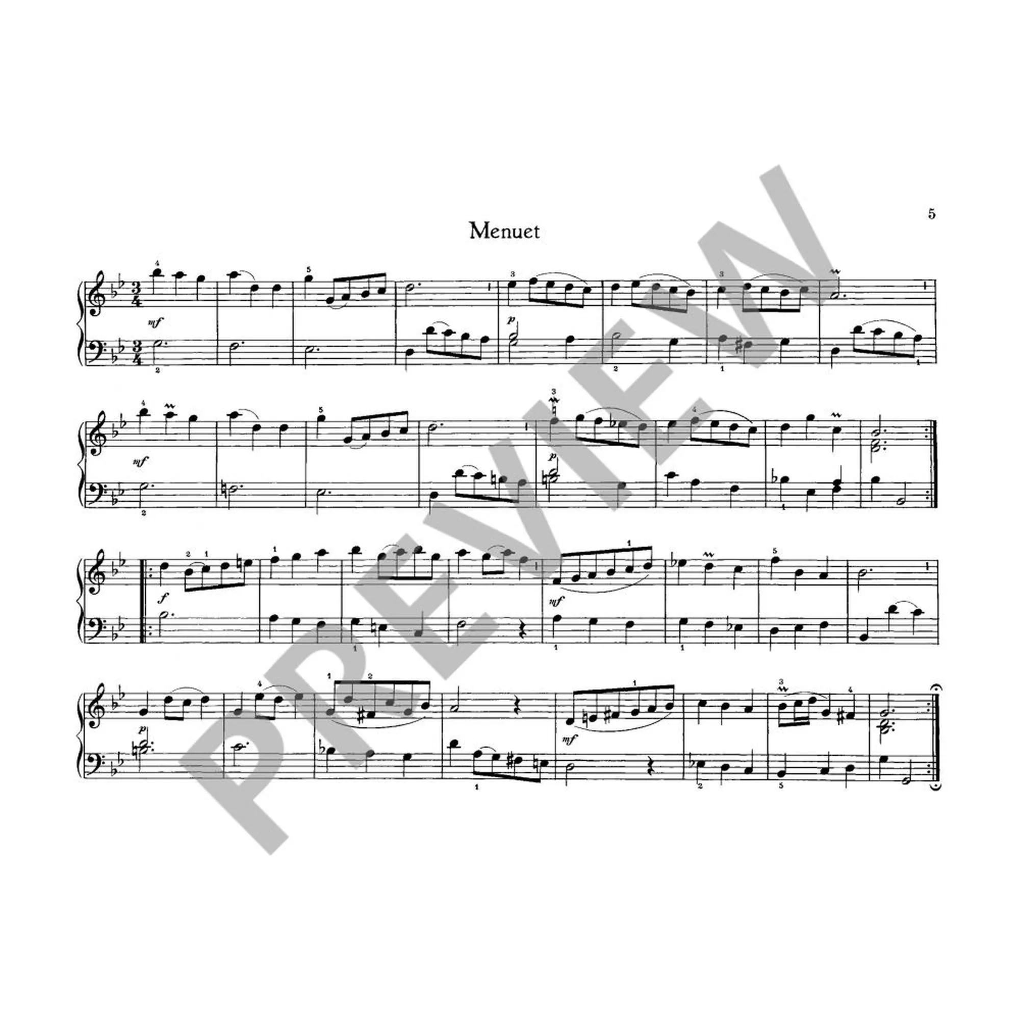 Notenbüchlein für Anna Magdalena Bach