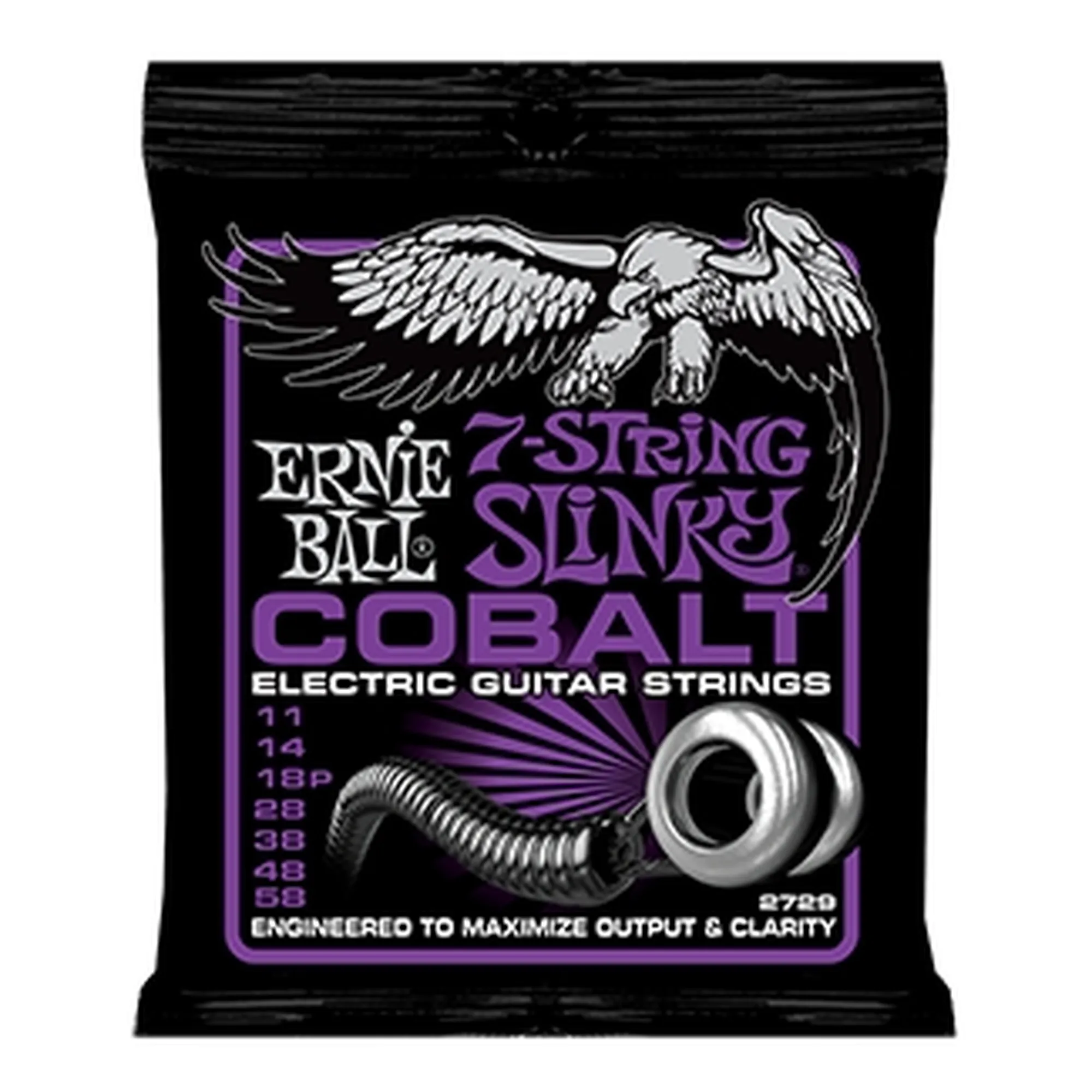 Ernie Ball EB2729 Power Slinky Cobalt 7-String