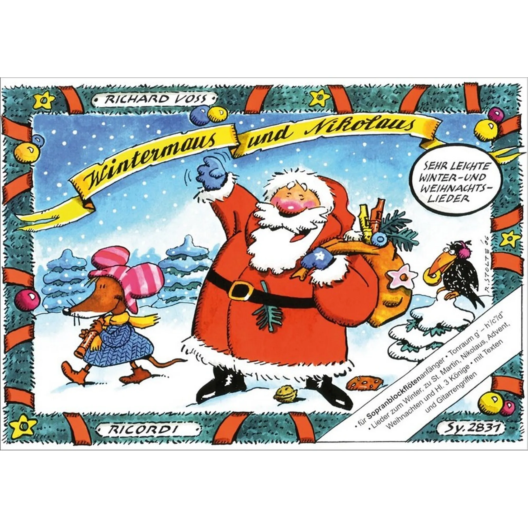 Wintermaus und Nikolaus
