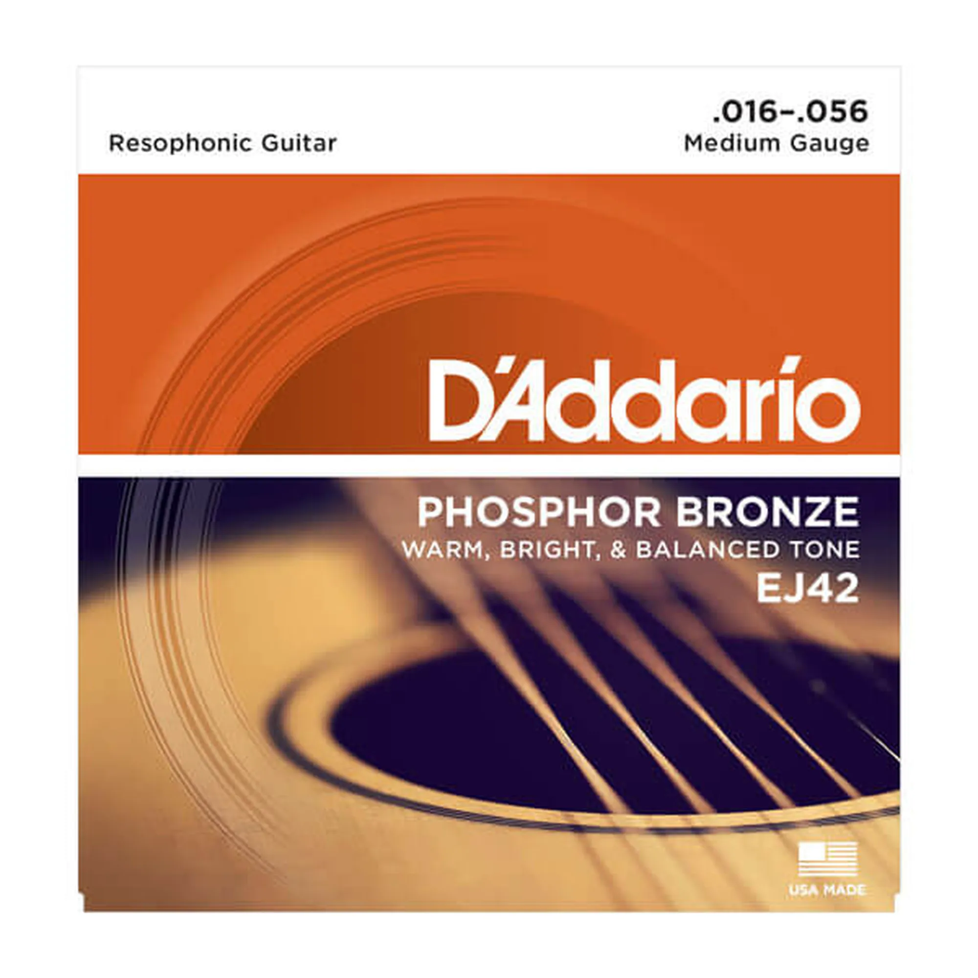 D´Addario EJ42 Phosphor Bronze Resophonic