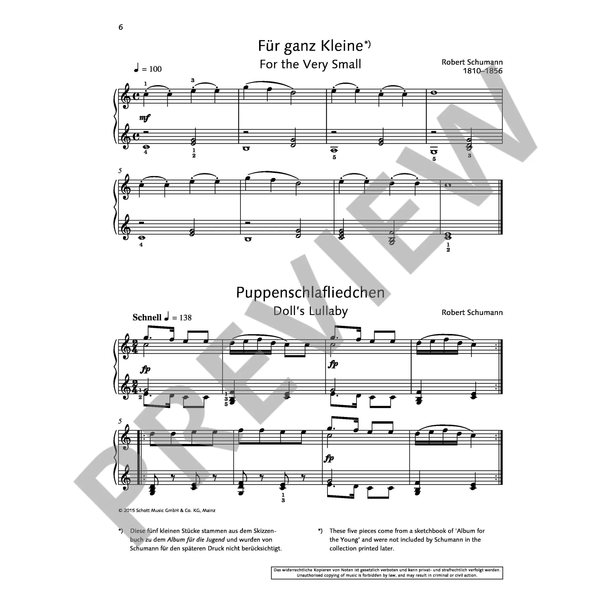 Meine erster Schumann
