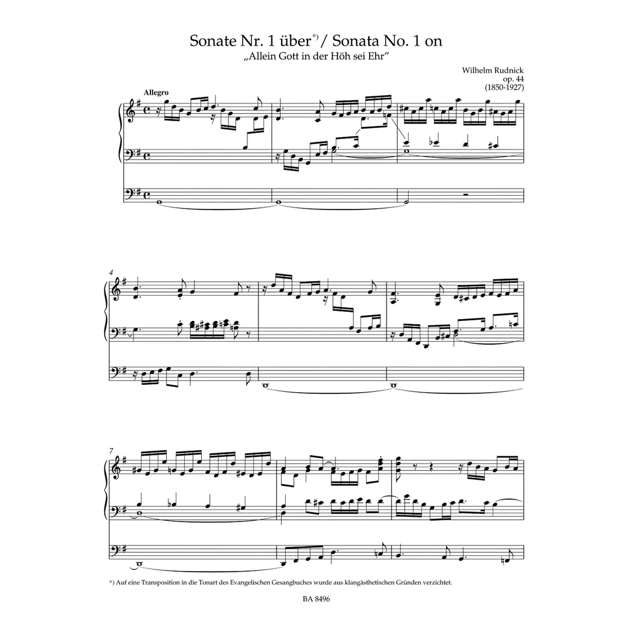 Orgelmusik zu Lob und Dank