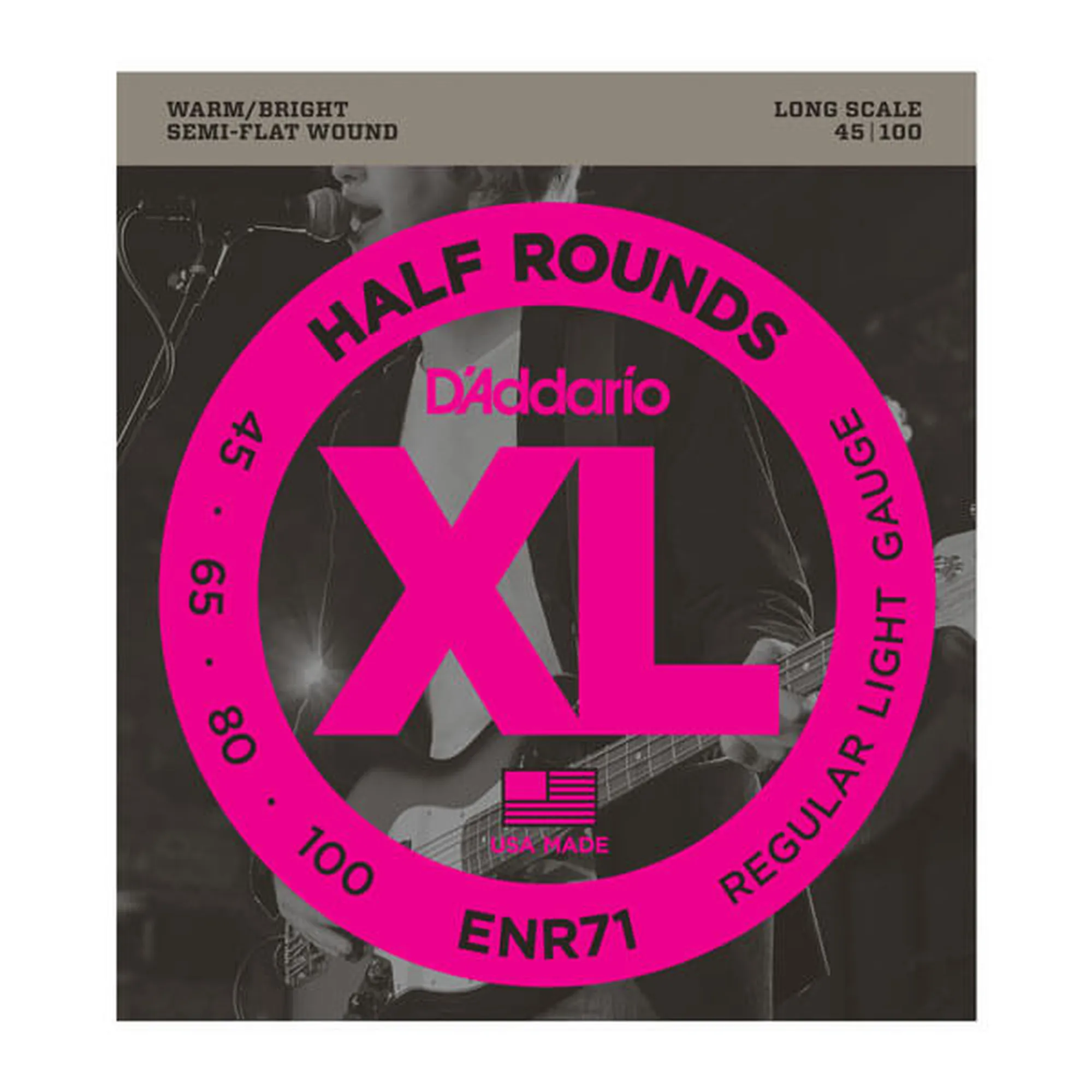 D´Addario ENR71 Half Rounds Long Scale/Light