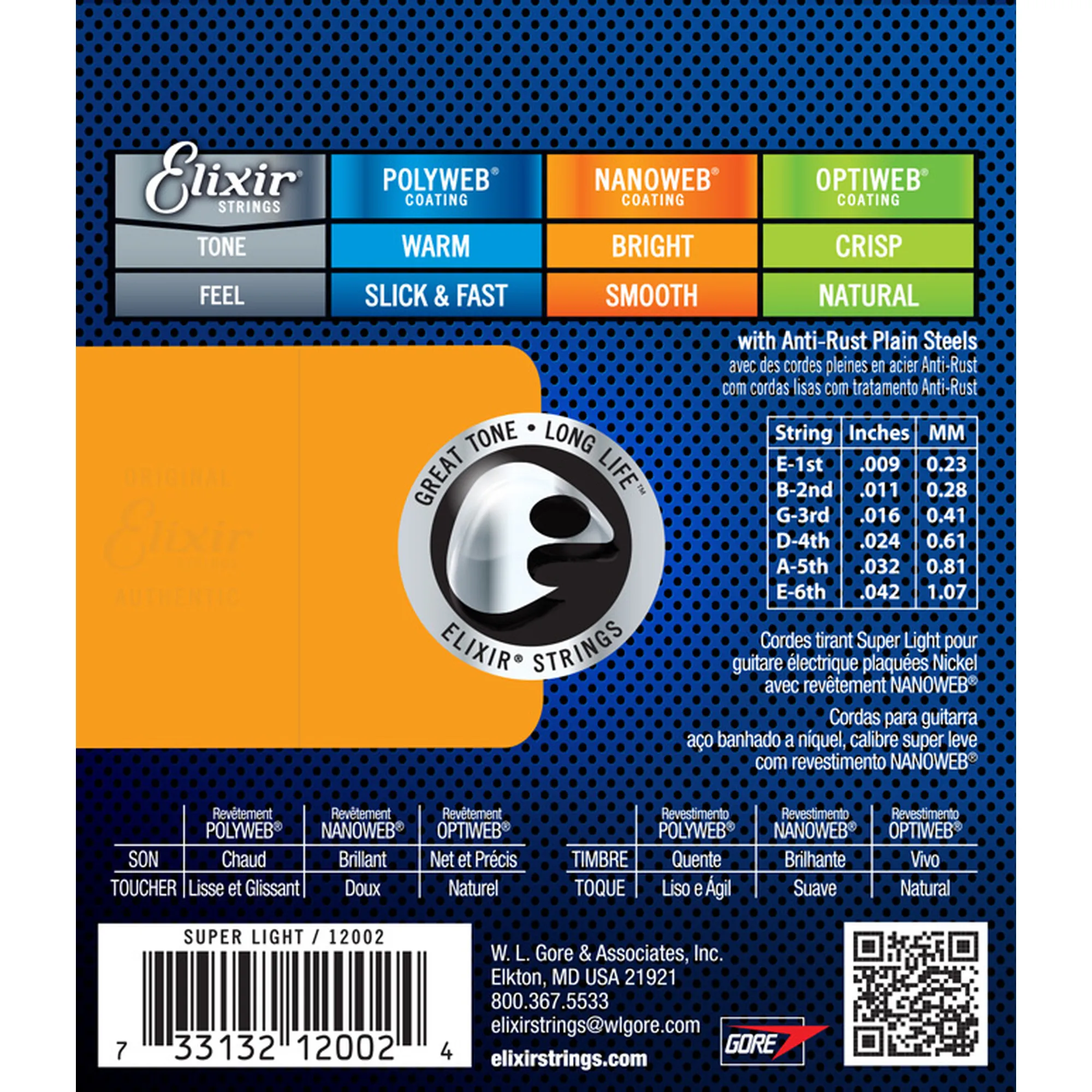 Elixir 12002 Nanoweb Super Light