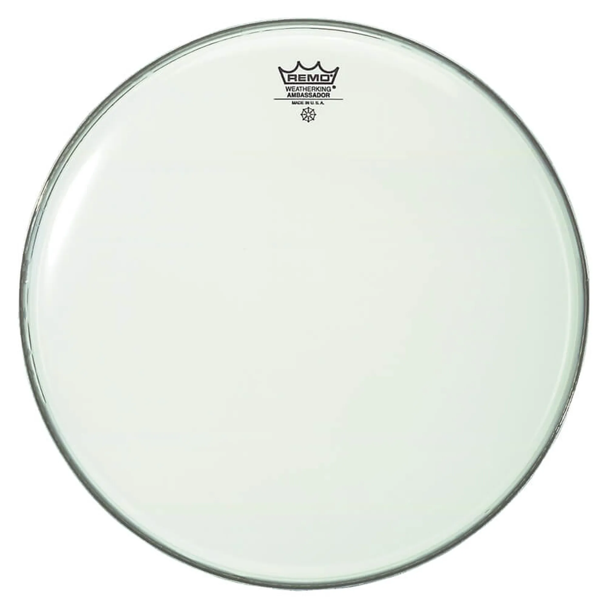 Remo Ambassador Smooth White 14"