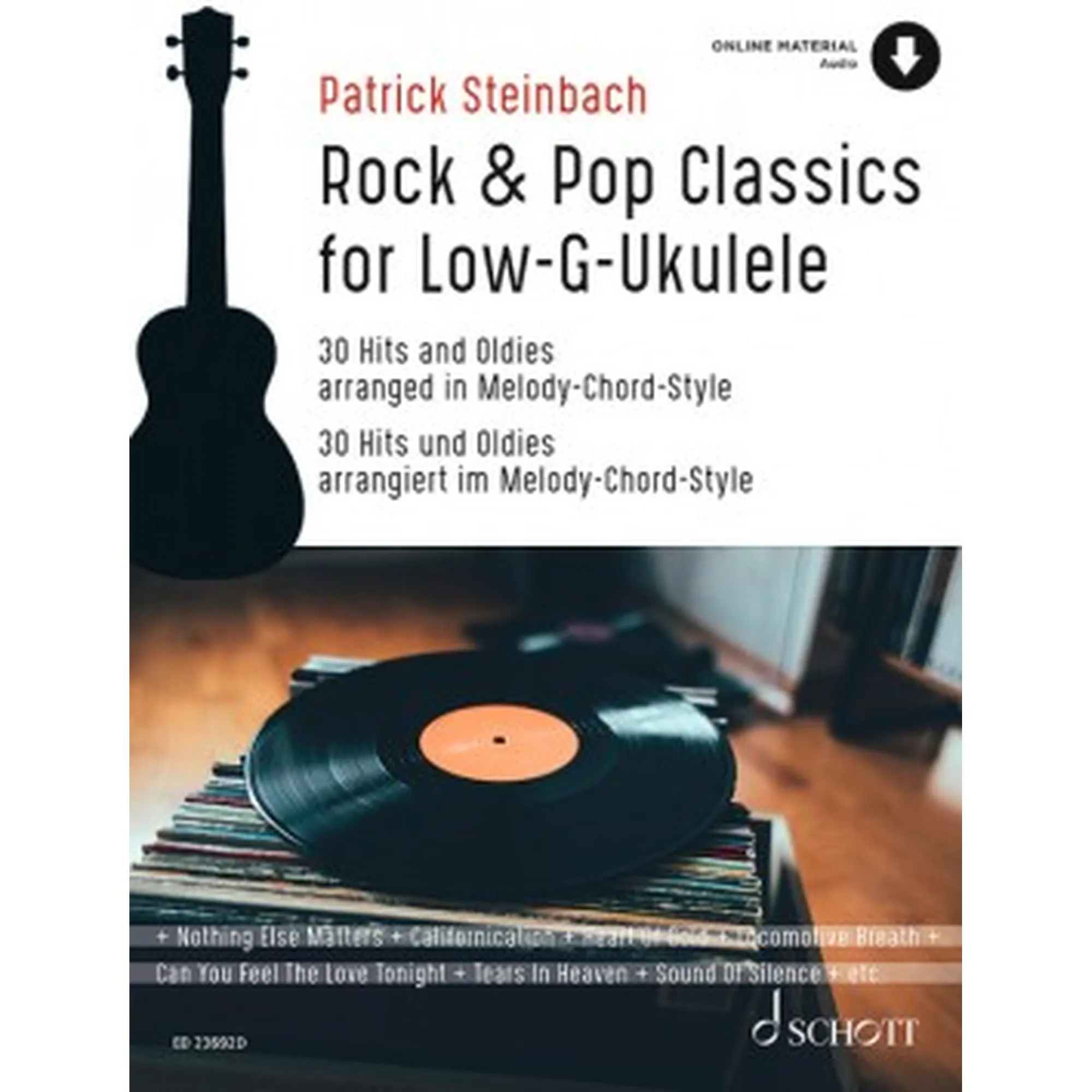 Rock & Pop Classics for low G Ukulele
