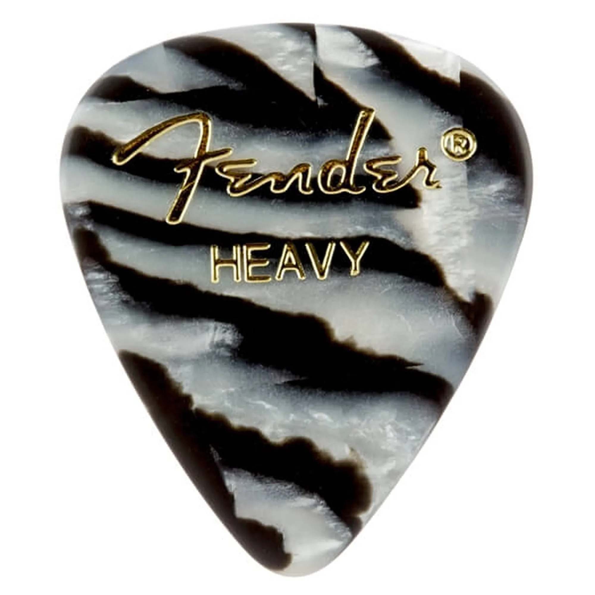 Fender 351 Zebra Celluloid Heavy