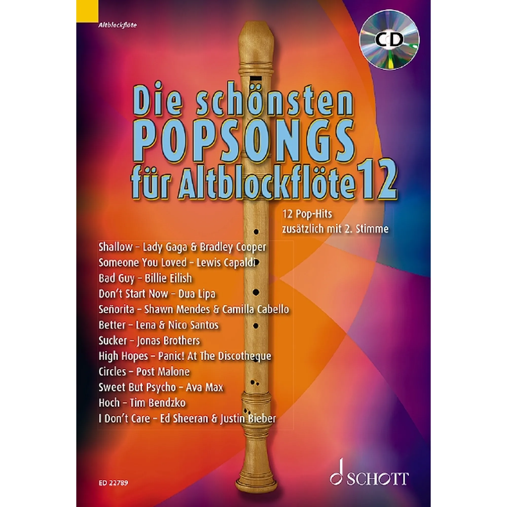 Die schönsten Popsongs für Altblockflöte 12