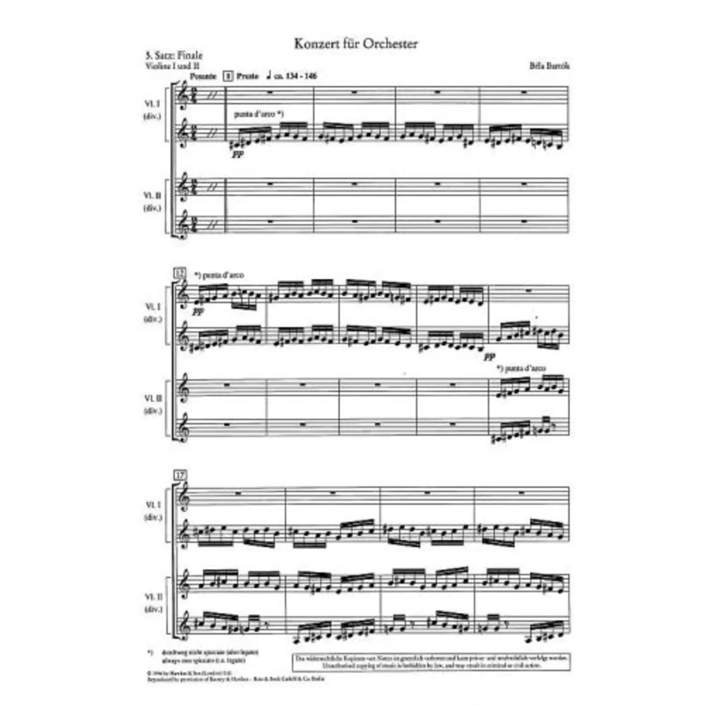 ORCHESTER PROBESPIEL Violine
