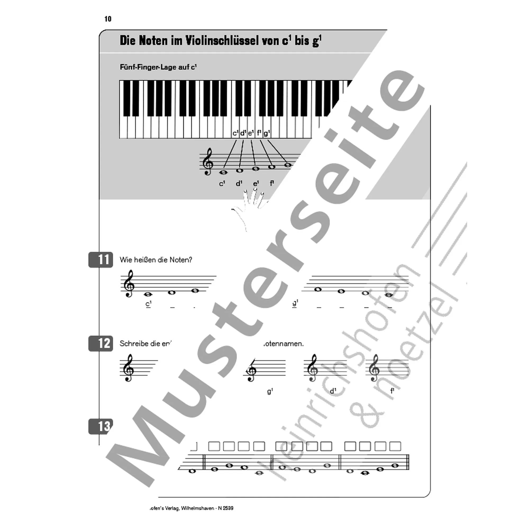 Spielend Theorie lernen - Klavier