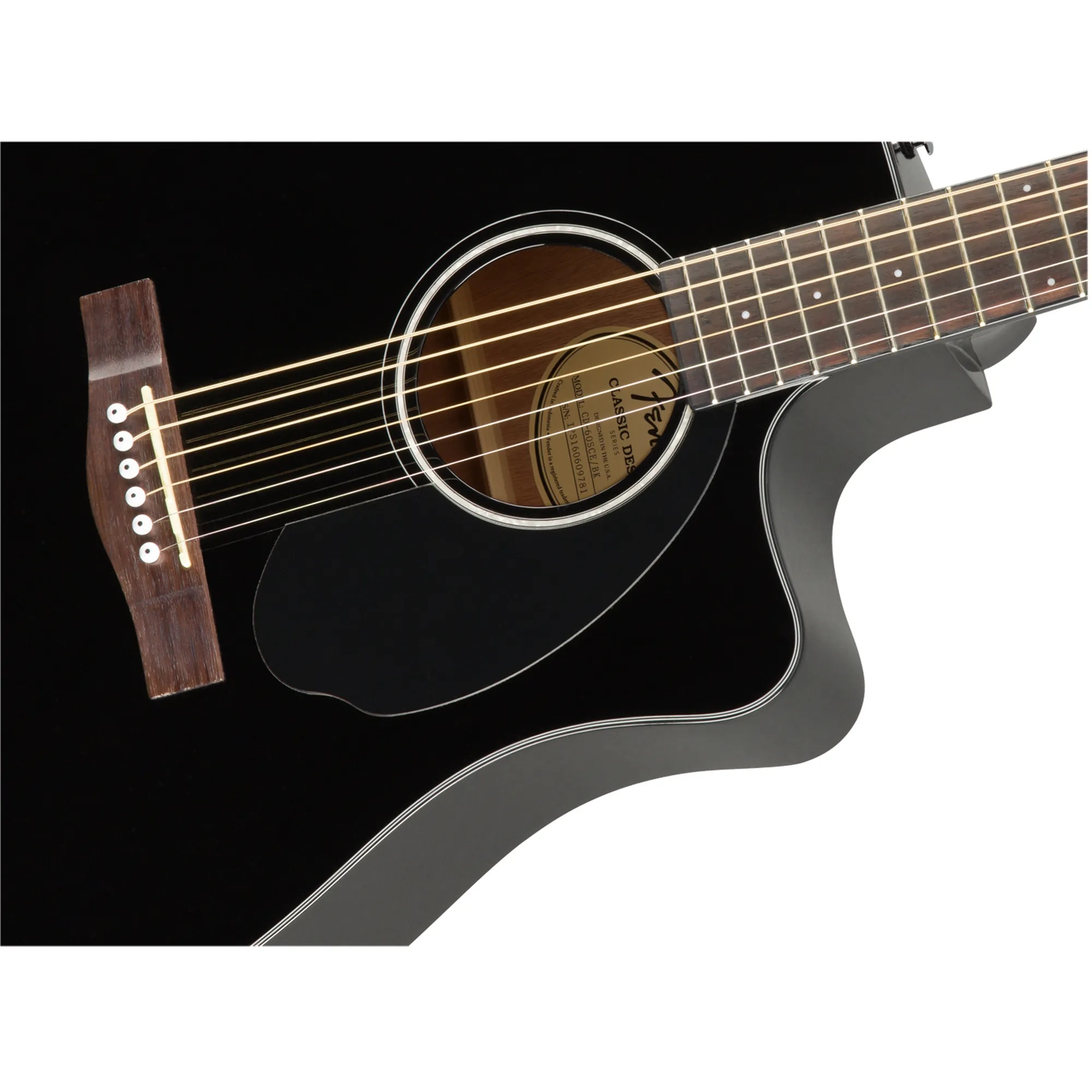 Fender CD-60SCE Black