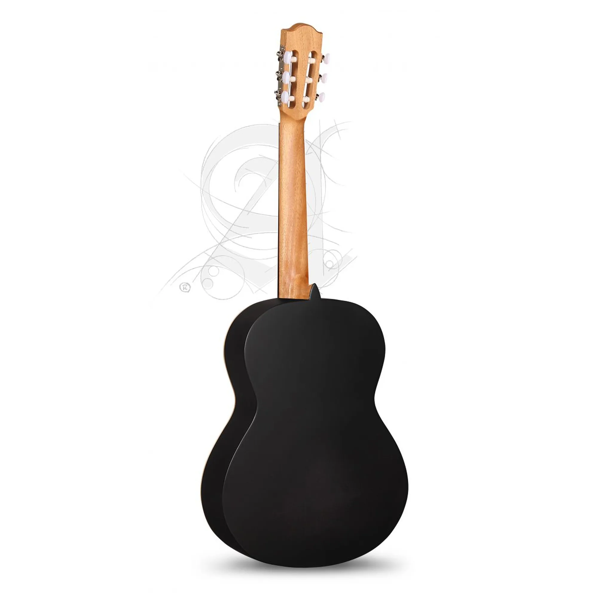 Alhambra 1C Black Satin mit Gigbag