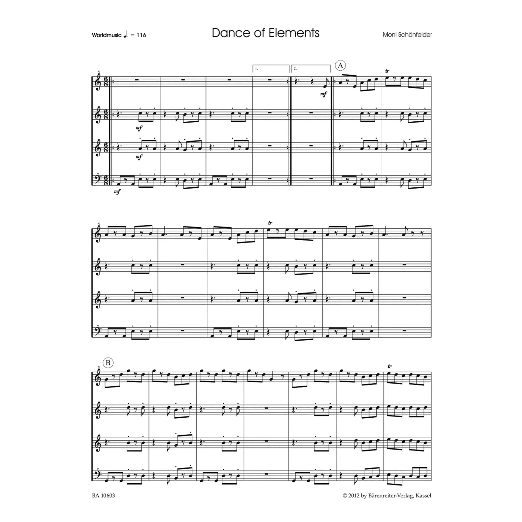 Flauto con spirito - Quartett Blockflöte