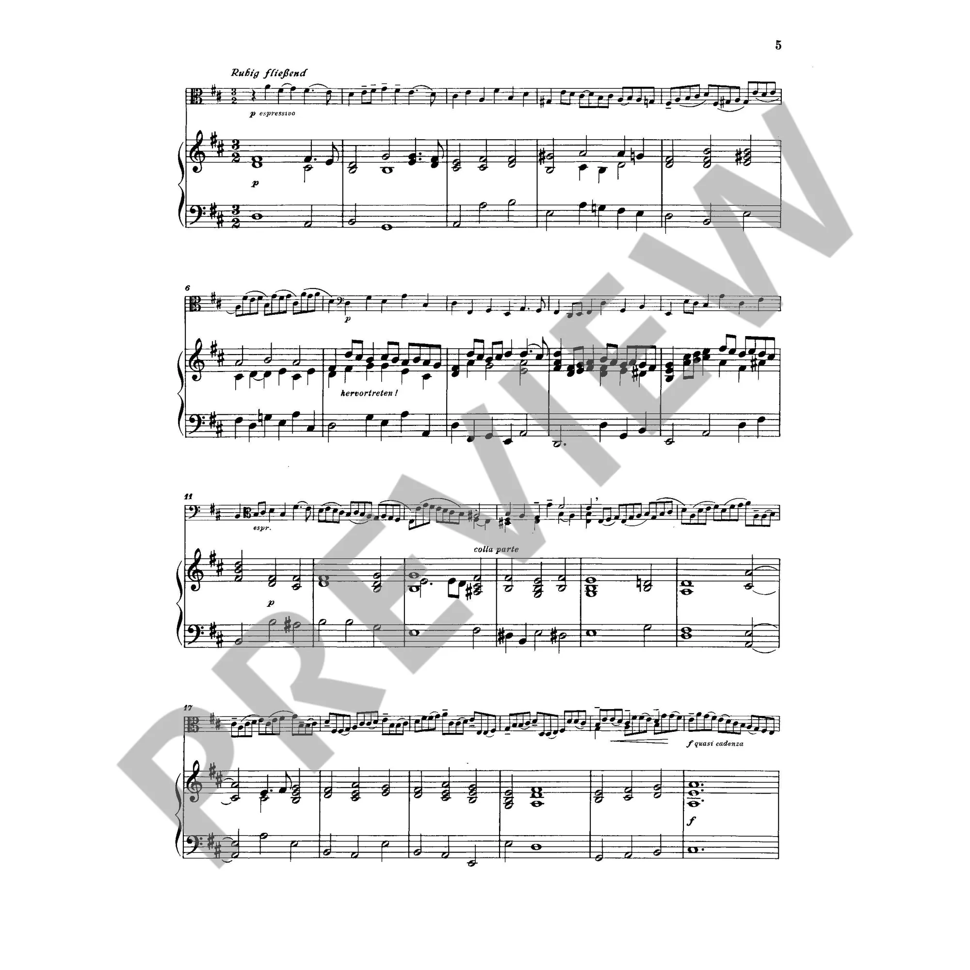 Sonate D-Dur - Antiquariat