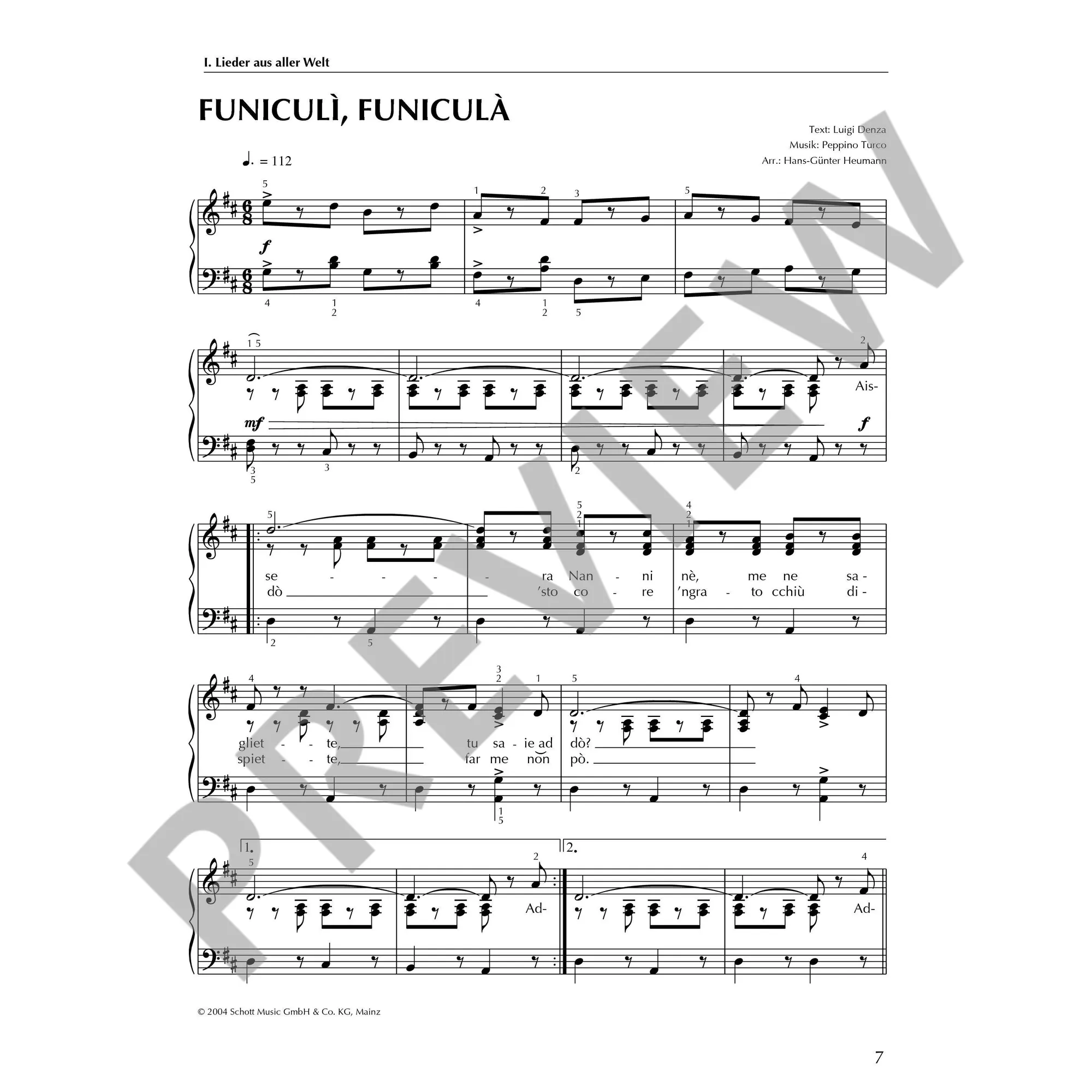 Lieder & Songs (Klavier spielen - mein schönstes Hobby)