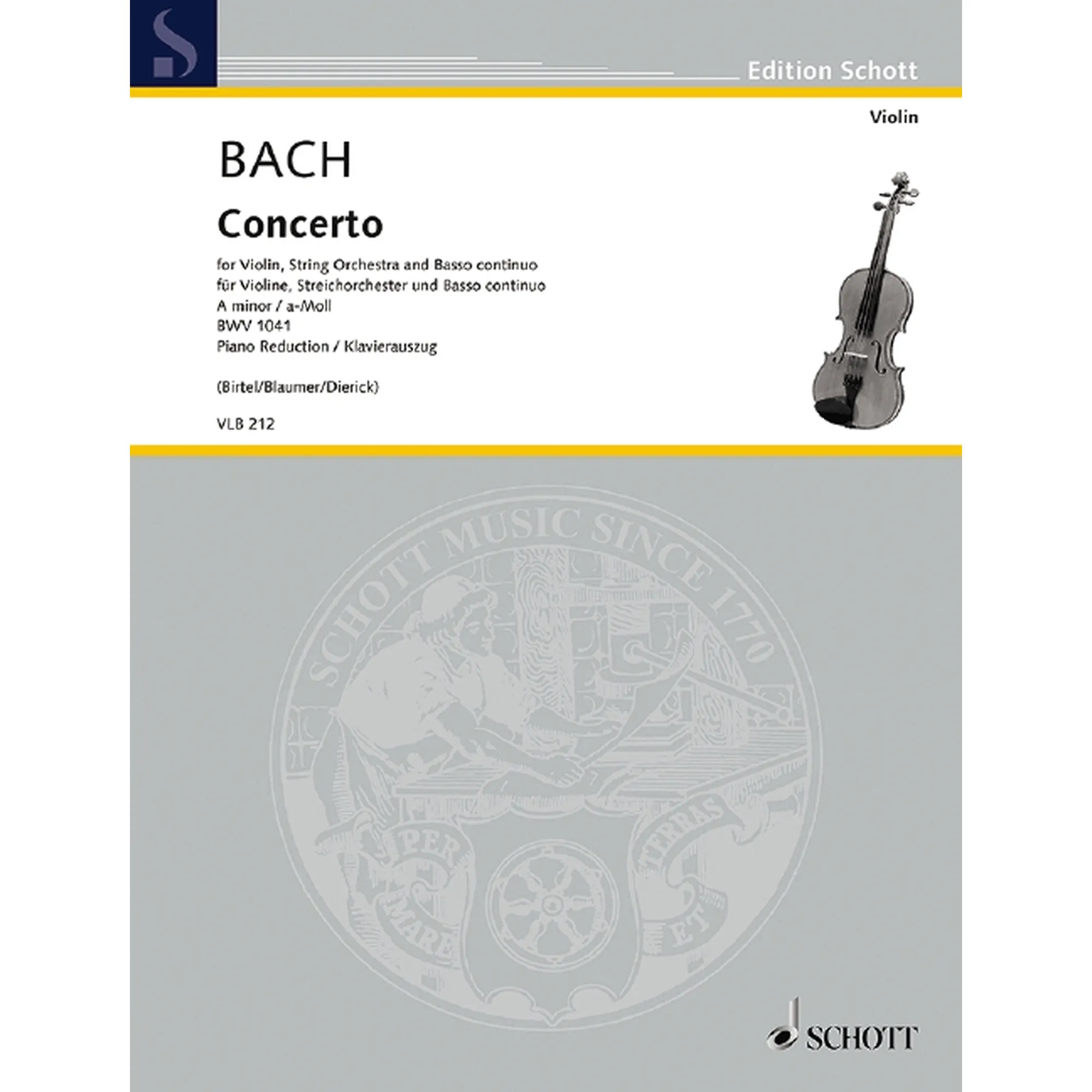 Konzert a-Moll BWV 1041