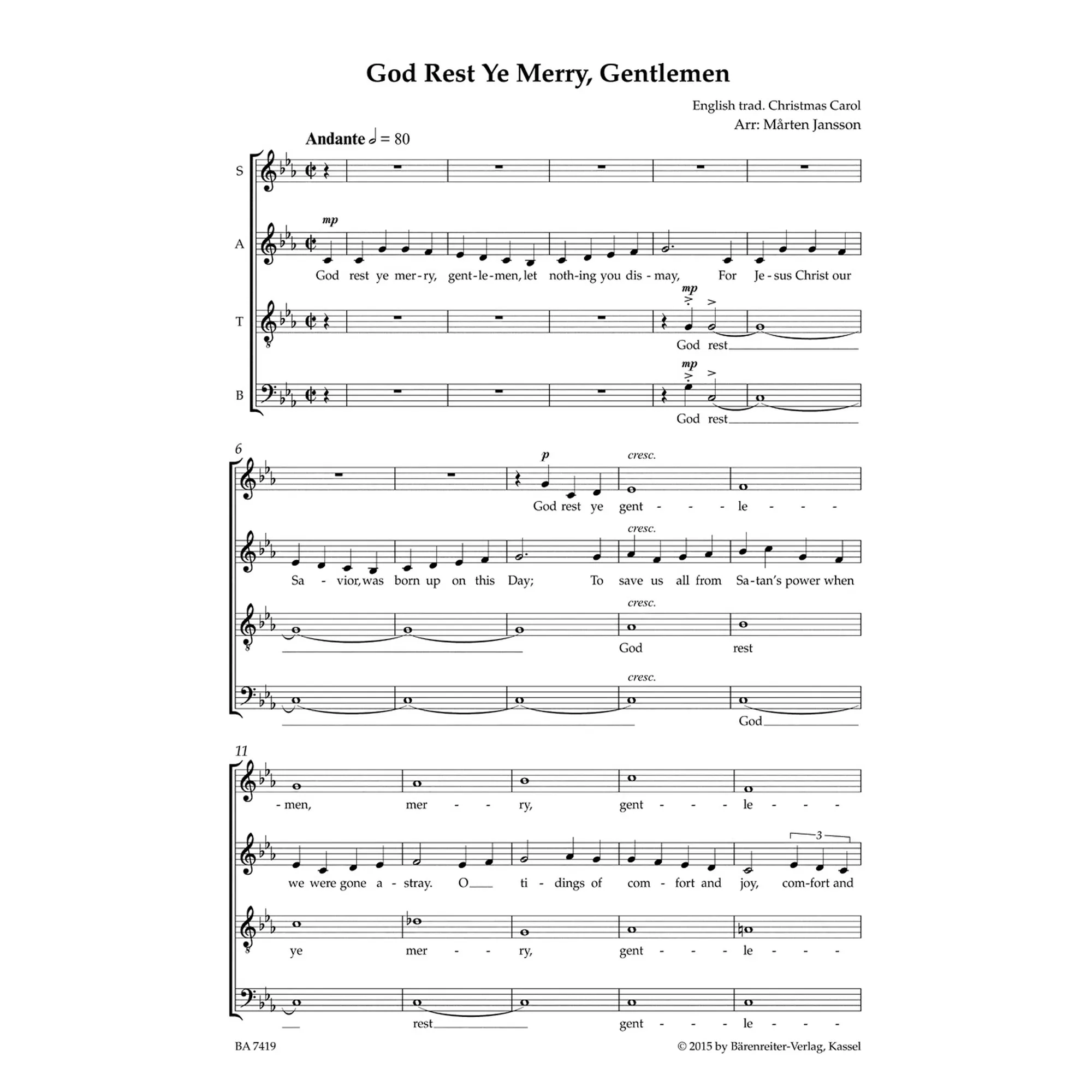 God rest ye Merry, Gentlemen