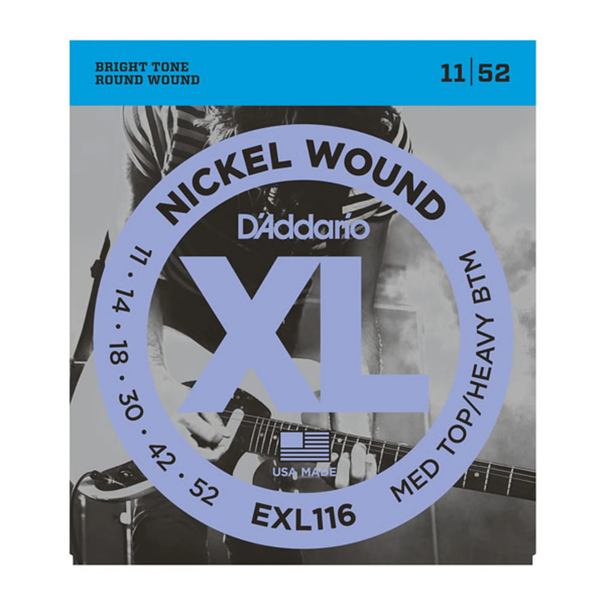 D´Addario EXL116 Medium Top/Heavy Bottom