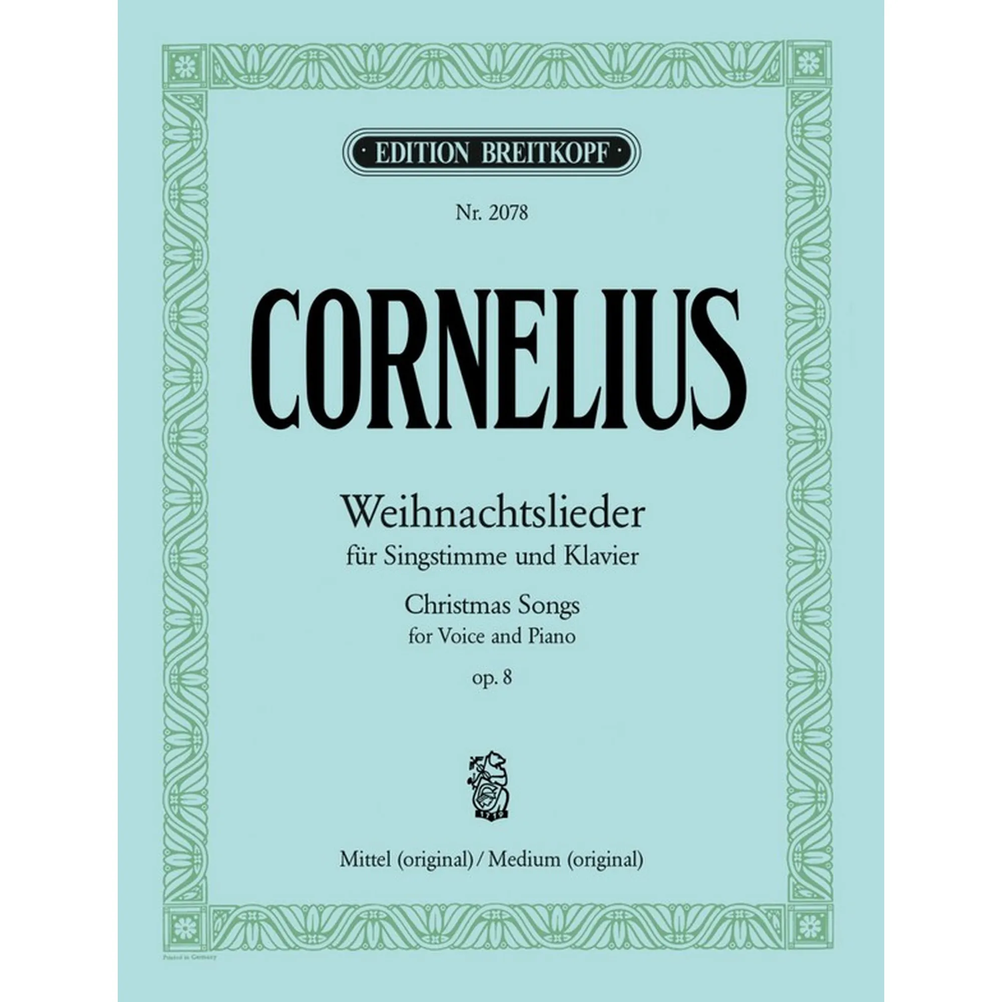 WEIHNACHTSLIEDER OP 8