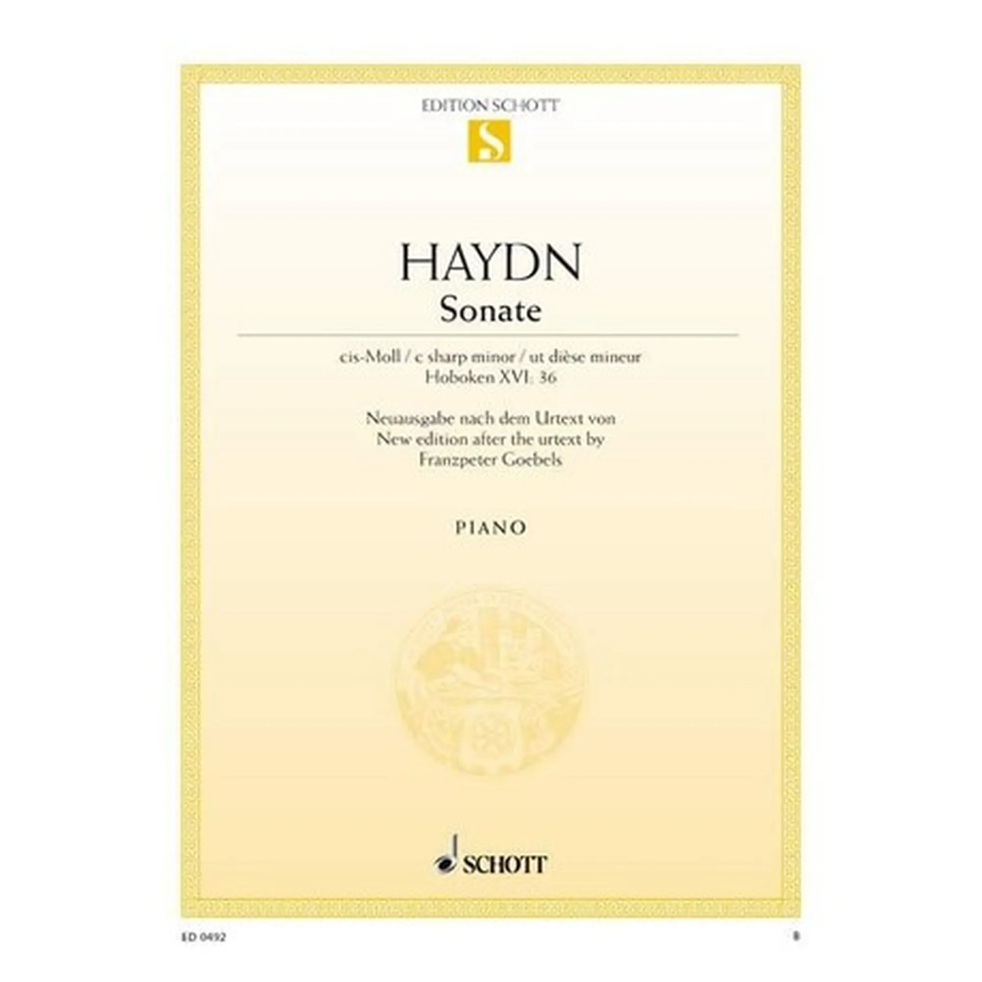 Sonate cis-moll HOB 16/36