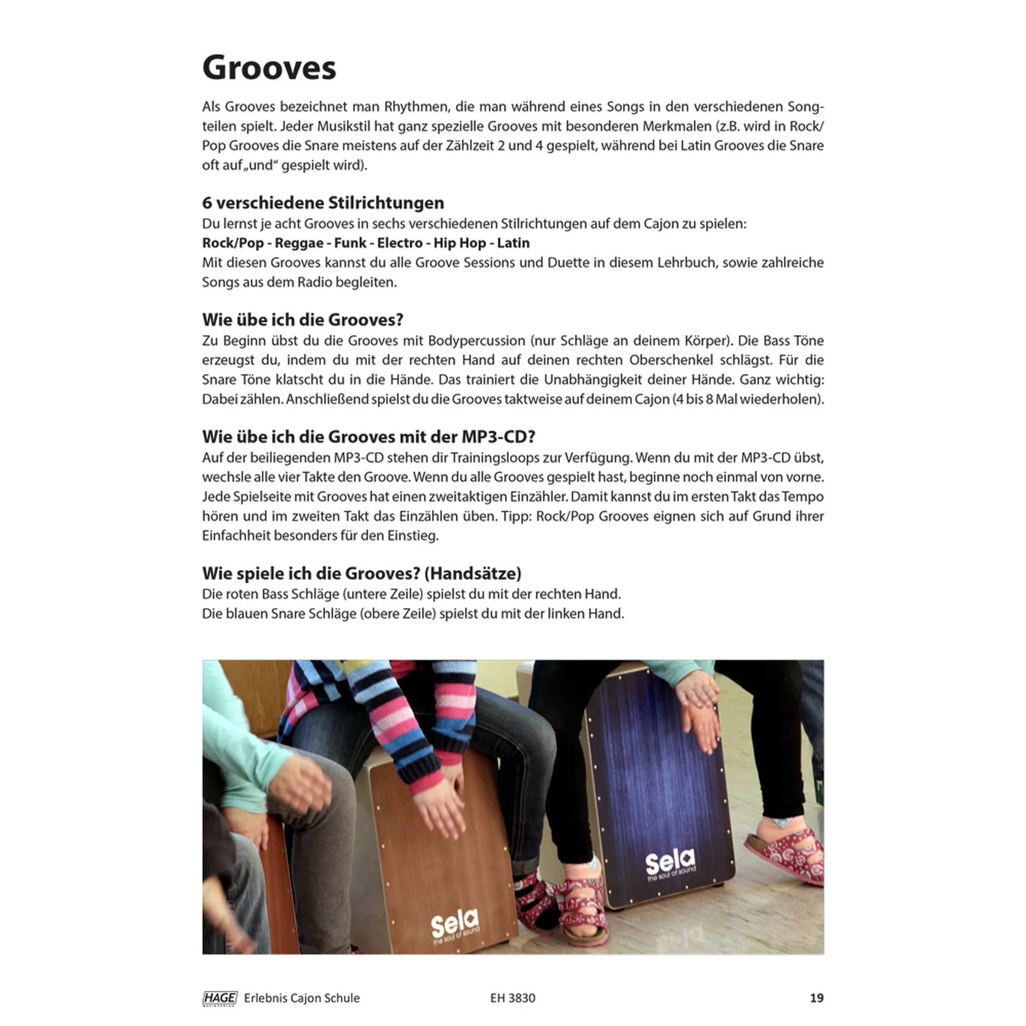 Erlebnis Cajon Schule