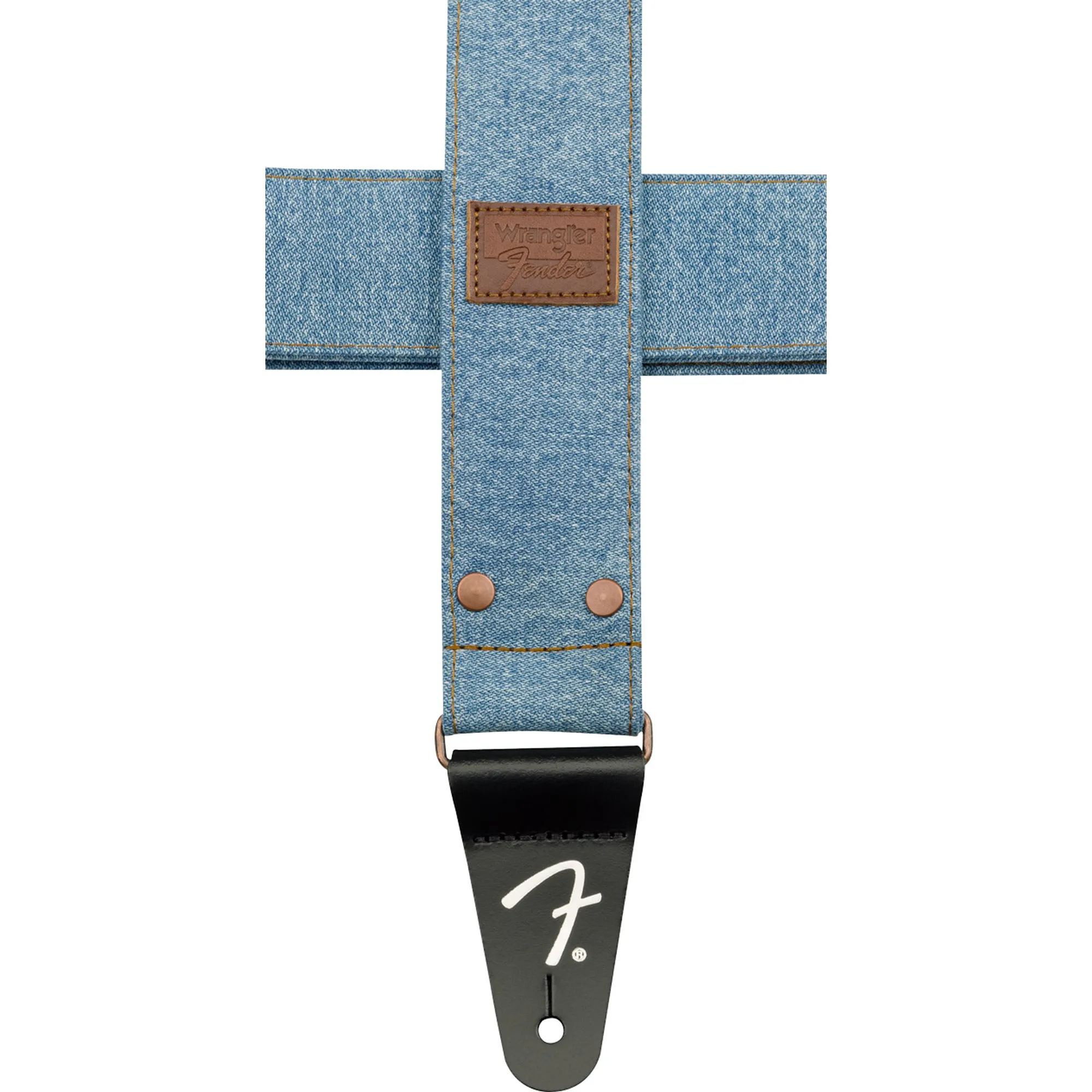 Fender X Wrangler Denim Strap LT Indigo