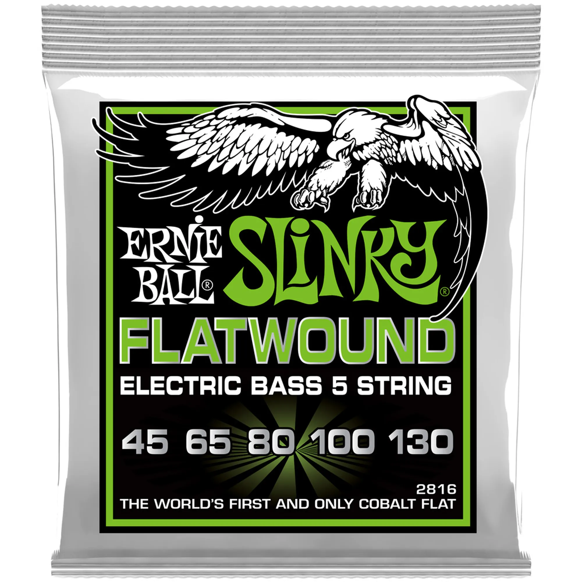 Ernie Ball EB2816 Slinky Flatwound 5-String