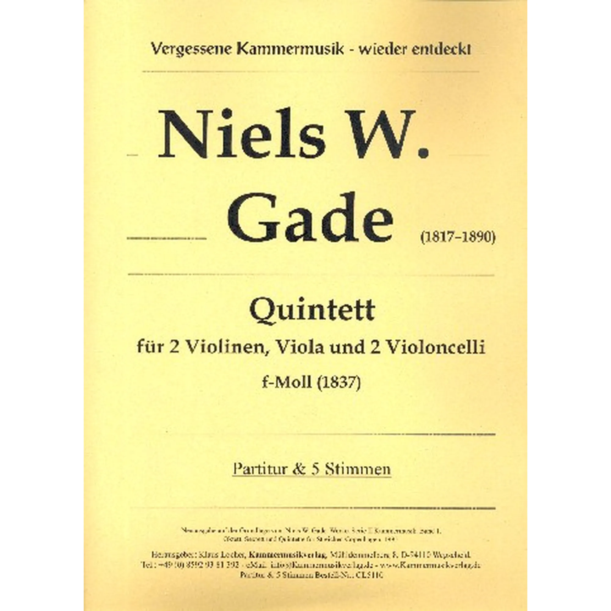 Quintett f-Moll