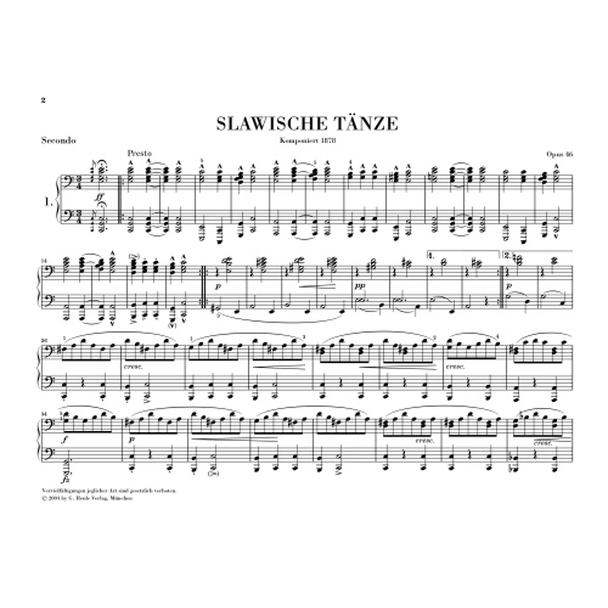 Slawische Tänze op. 46