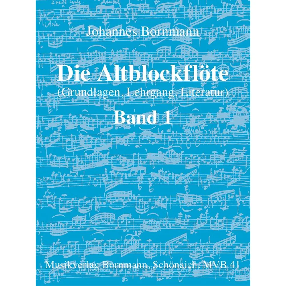 Die Altblockflöte Band 1