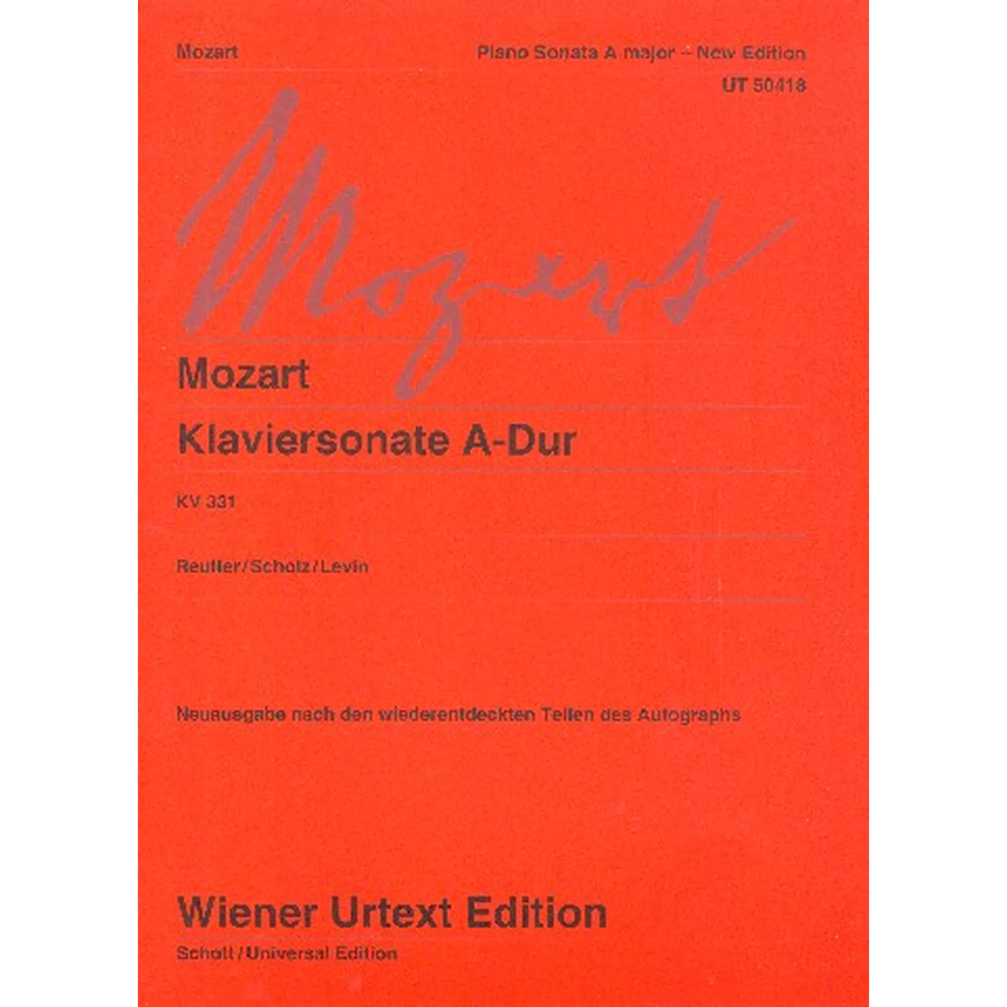 Sonate A-Dur KV331