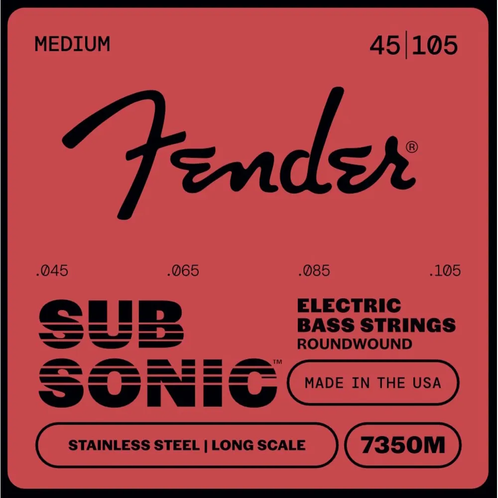 Fender 7350M Subsonic Stainless Medium
