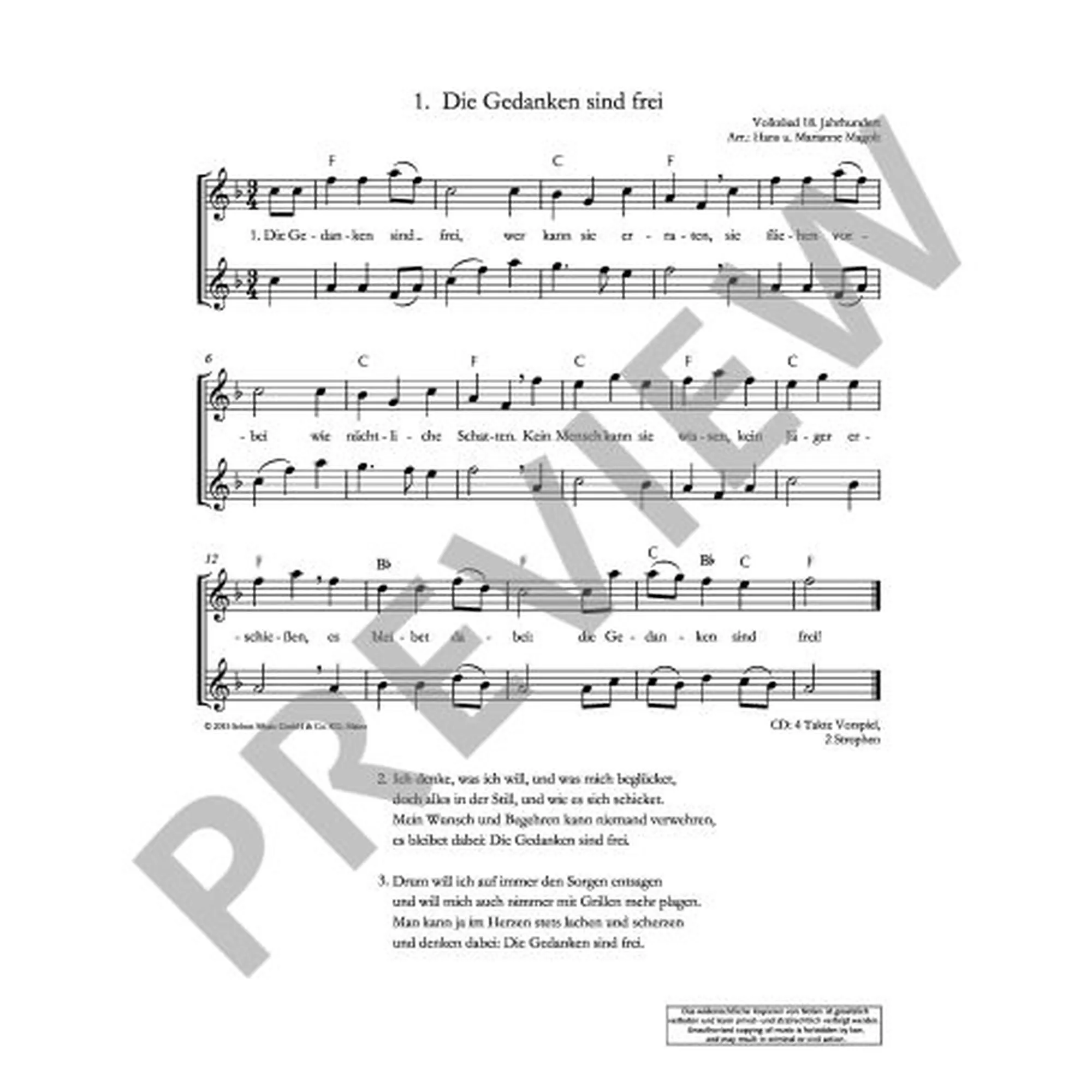 Liederzeit - Volkslieder, Folk & Gospel