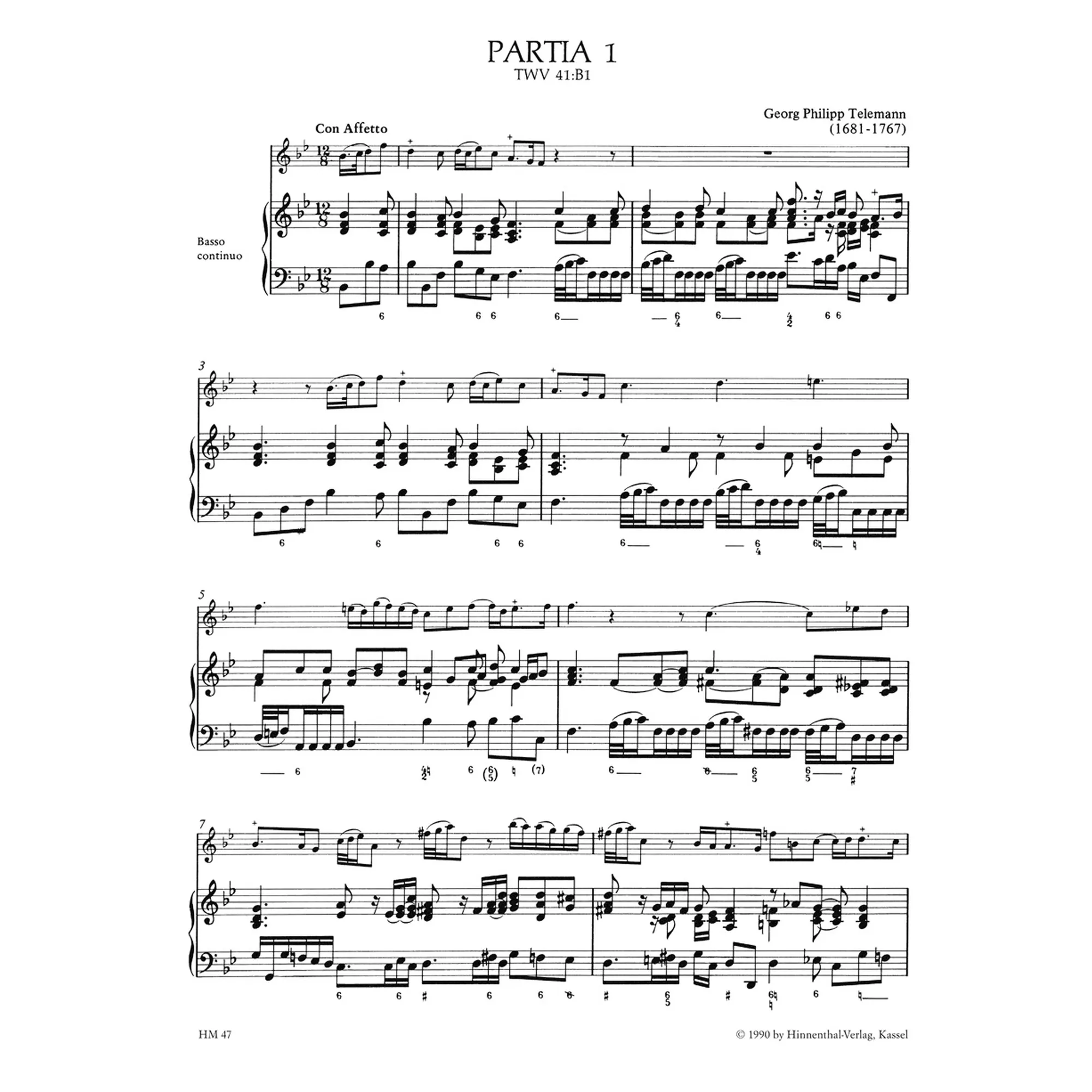 Die kleine Kammermusik - 6 Partien
