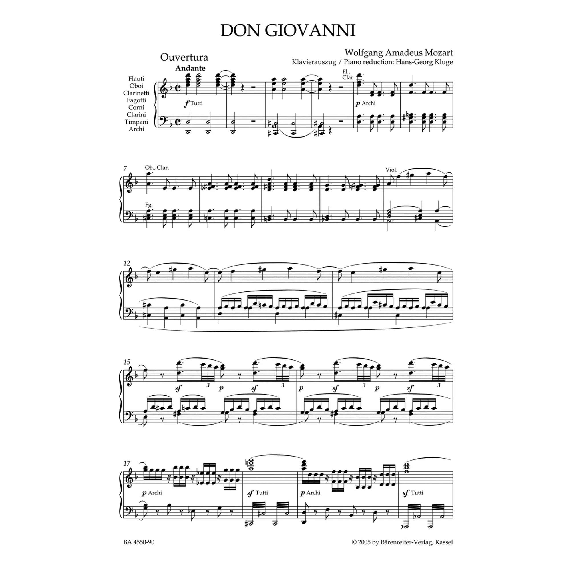 Don Giovanni KV 527