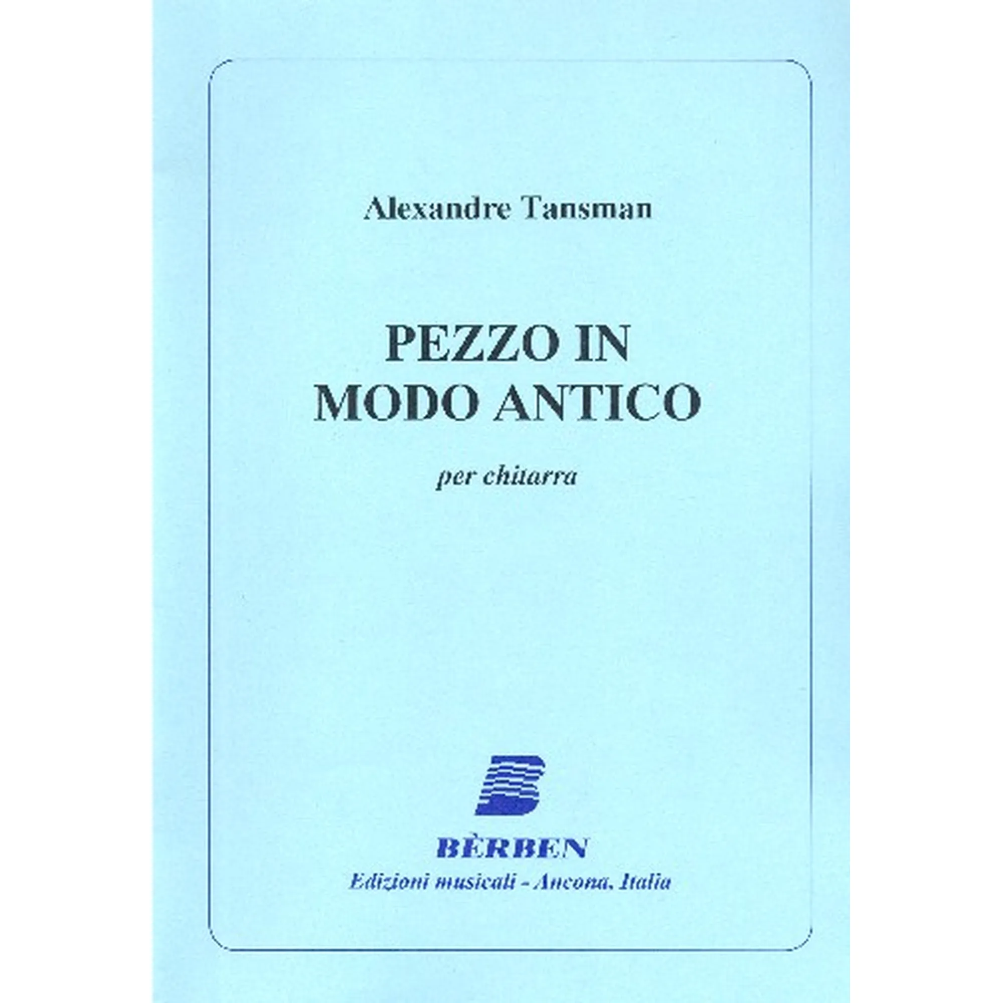 Pezzo in modo antico