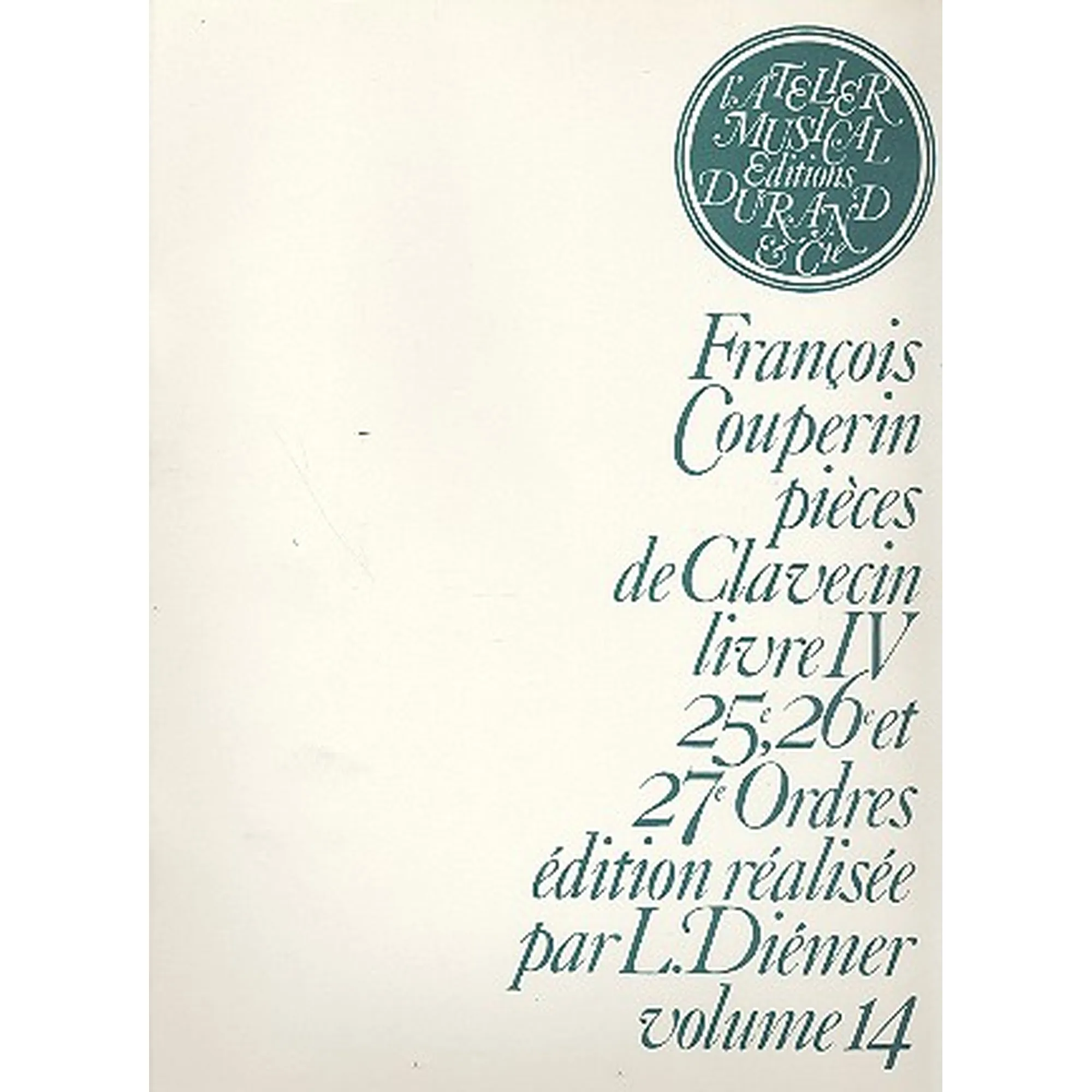 Pieces de Clavecin 4 Vol. 14