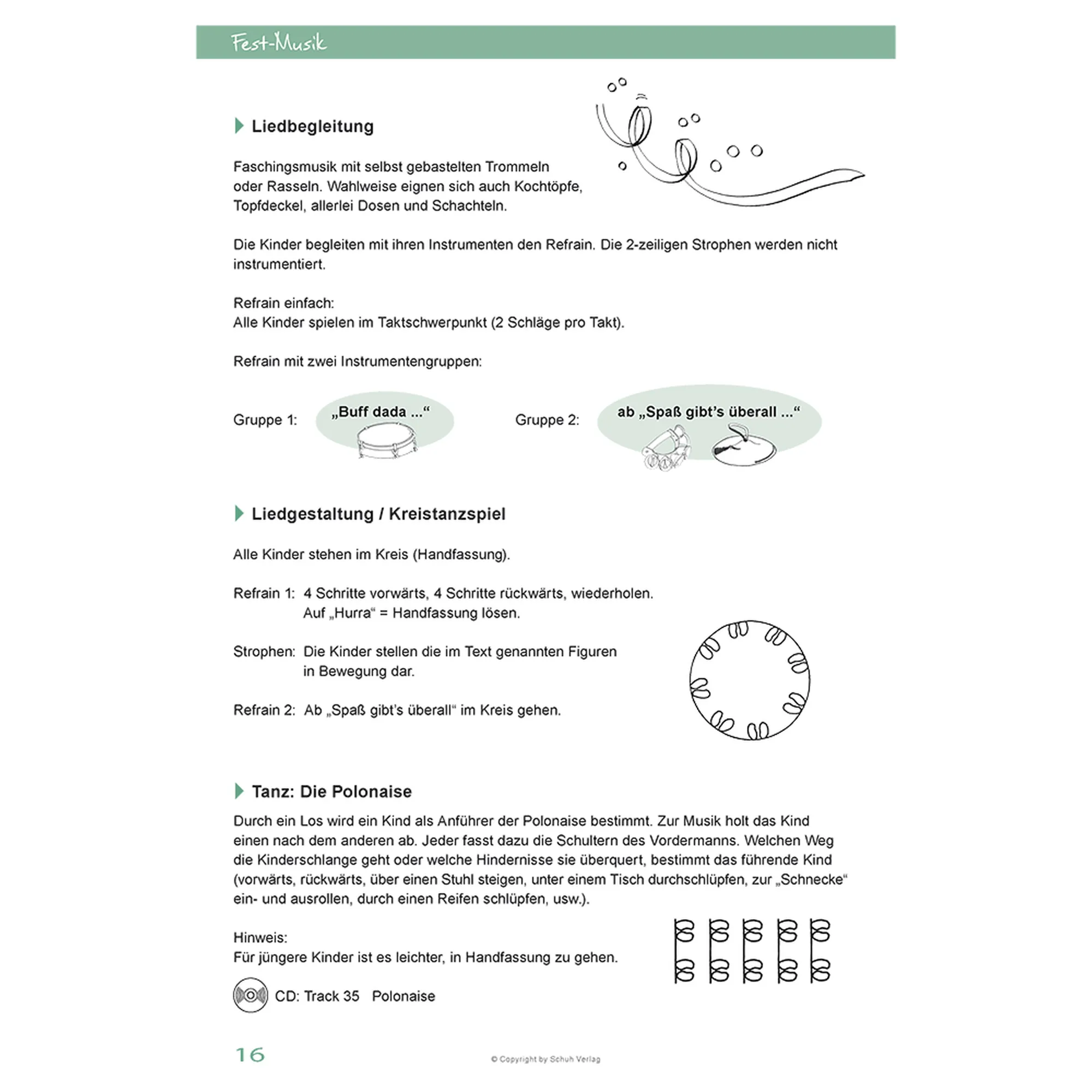 Fest-Musik im Kindergarten