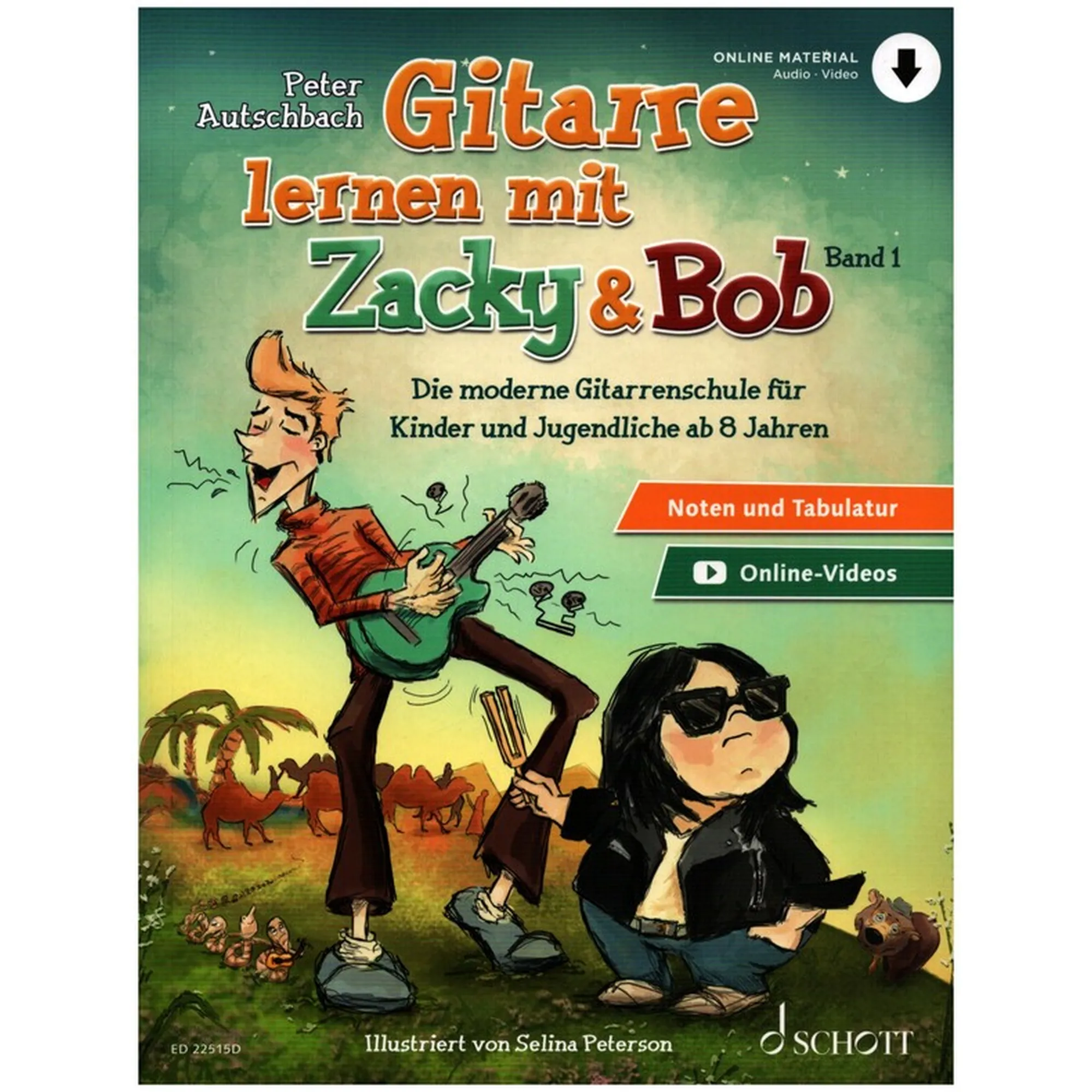 Gitarre lernen mit Zacky und Bob Band 1