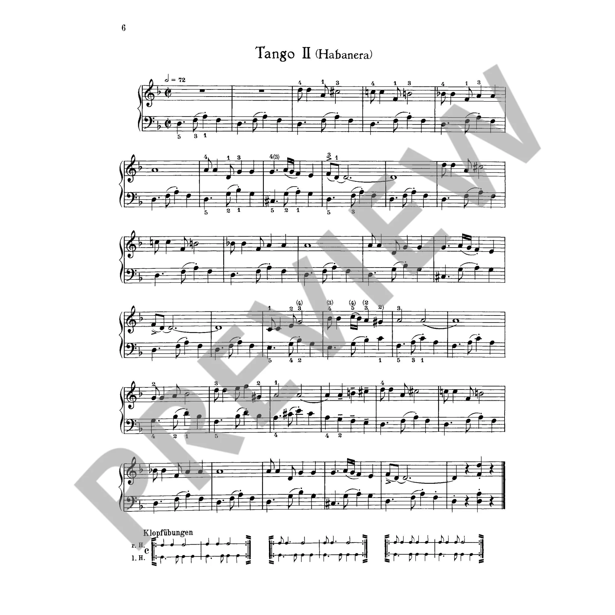 Leichte Tänze für Klavier 1