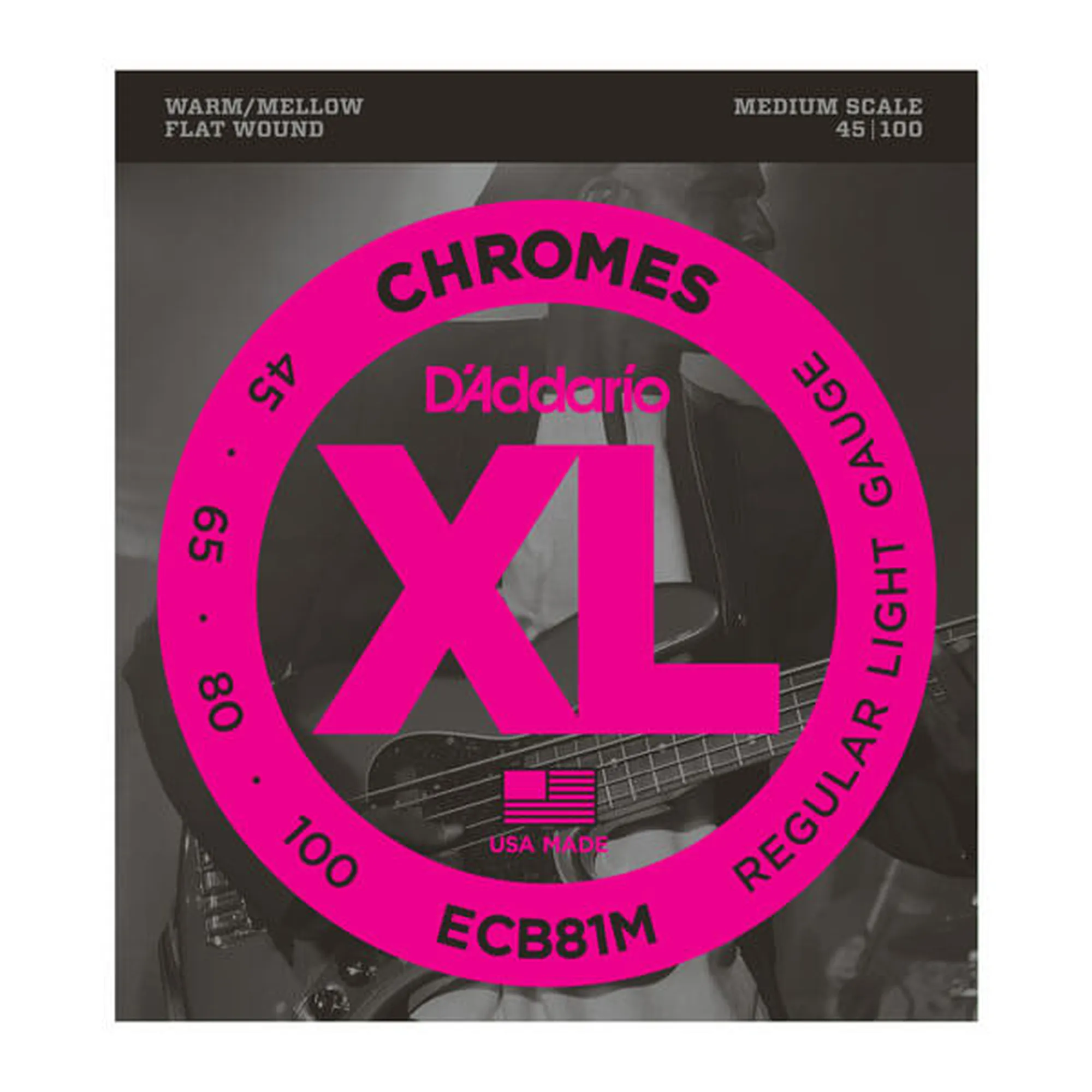 D´Addario ECB81M Flatwound Medium Scale/Light