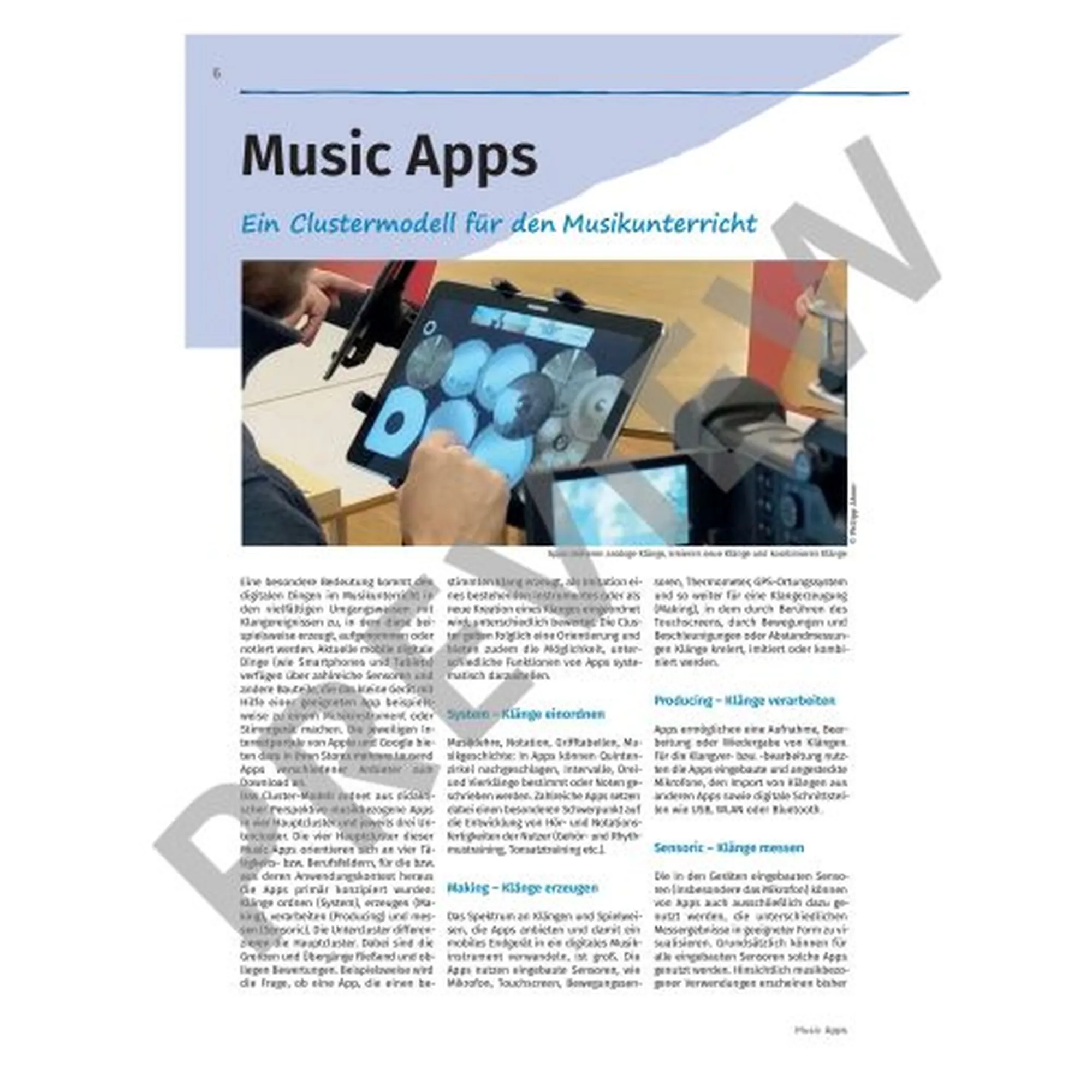 Music Apps: Unterrichten mit Smartphones und Tablets